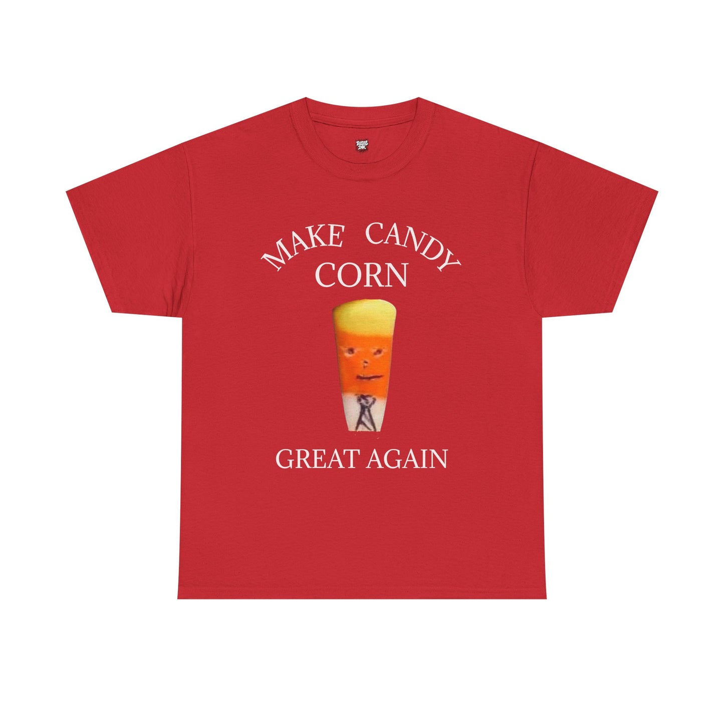 Halloween Tee, Funny Candy Corn Unisex Heavy Cotton T-Shirt