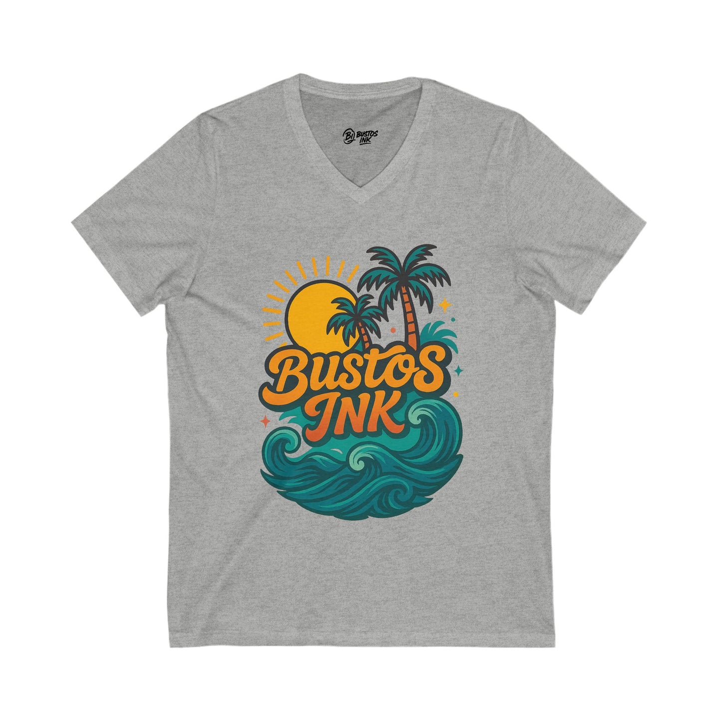 Beach Vibes Unisex Tee - Tropical Graphic T-Shirt, Summer Shirt, Casual Wear, Gift for Ocean Lovers, Vacation Apparel