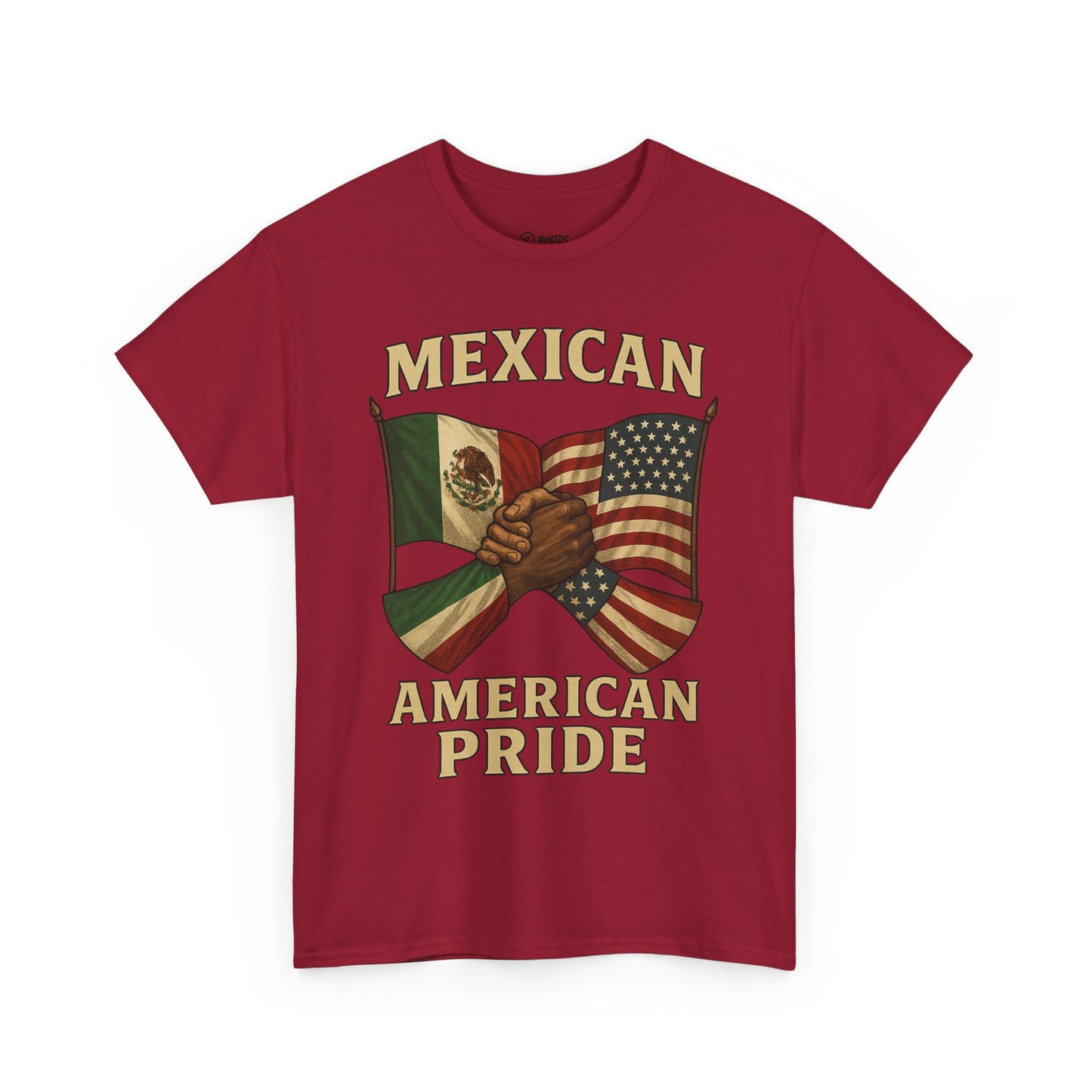 Mexican American Pride Tee, Unisex Cotton T-Shirt for Cultural Celebrations, Independence Day, Heritage Month, Gift for Patriotic Friends