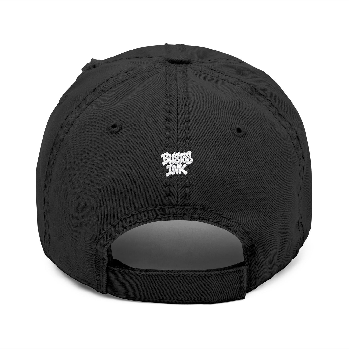 Bustos Ink Beach Distressed Embroidered Cap