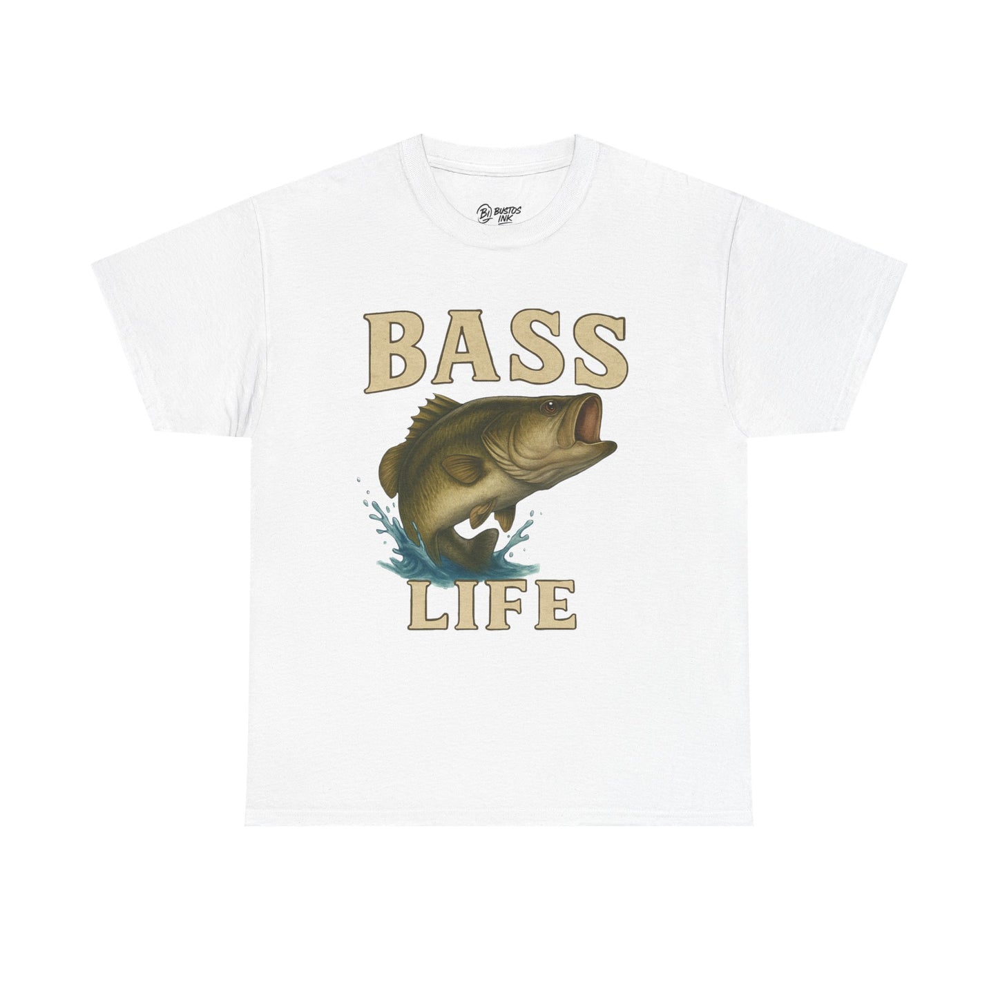 Bass Life Fishing Tee, Unisex Cotton Shirt, Outdoor Enthusiast Gift, Angler Apparel, Casual Summer Top, Fishing Event Shirt