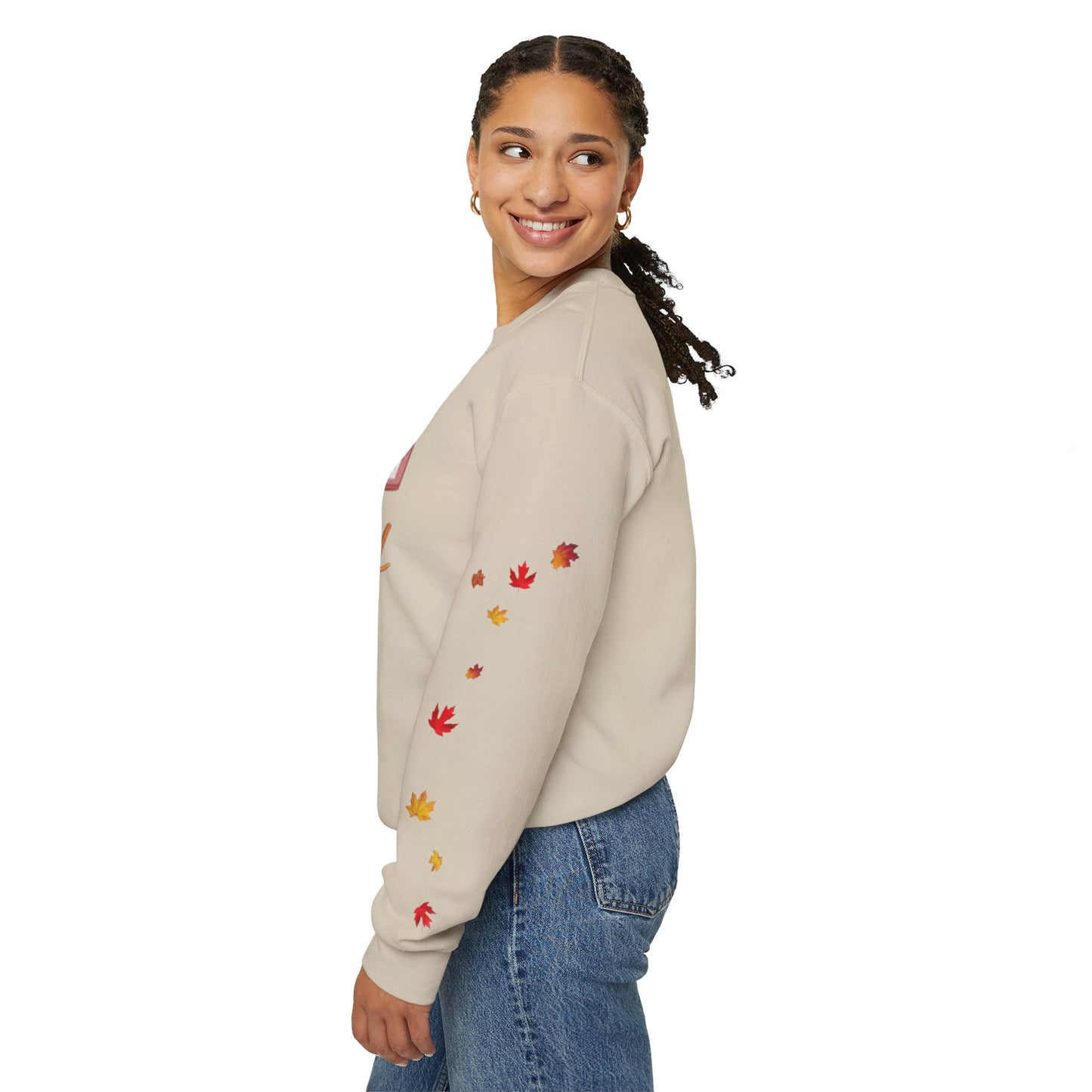 Cozy Fall Sweatshirt, Just a Girl Who Loves Fall, Comfy Crewneck Sweatshirt