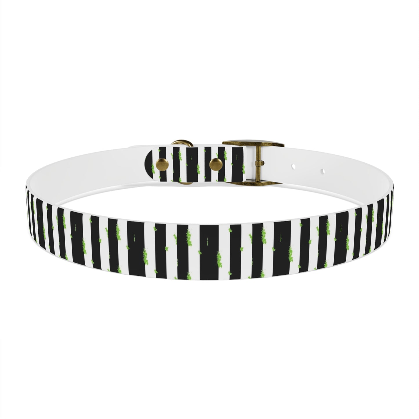 Beetlejuice Style Dog Collar