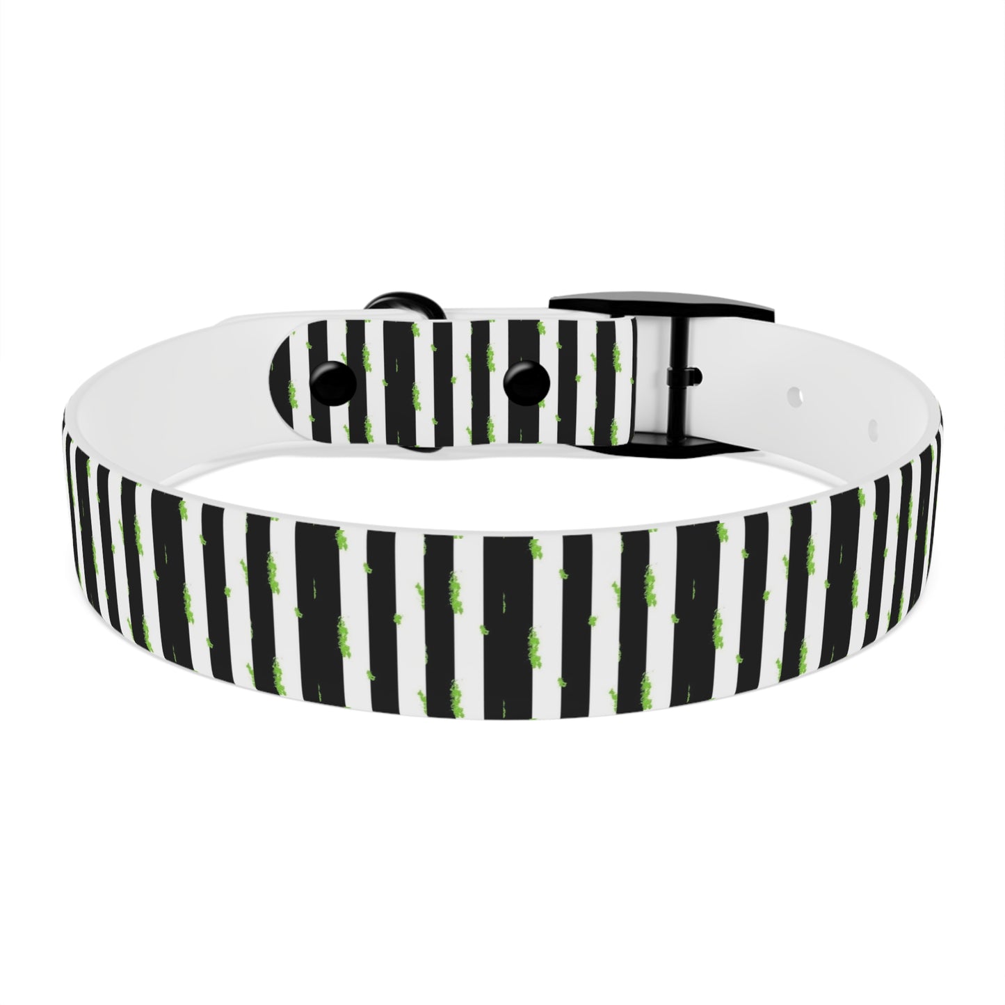 Beetlejuice Style Dog Collar