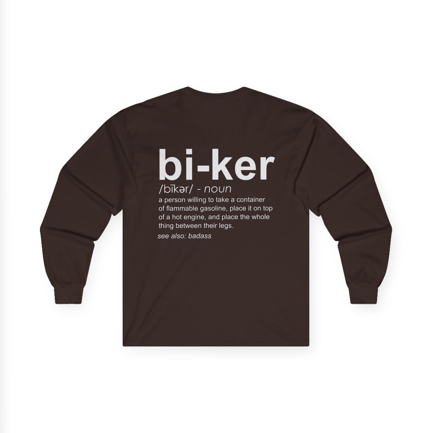 Biker Definition Unisex Ultra Cotton Long Sleeve Tee