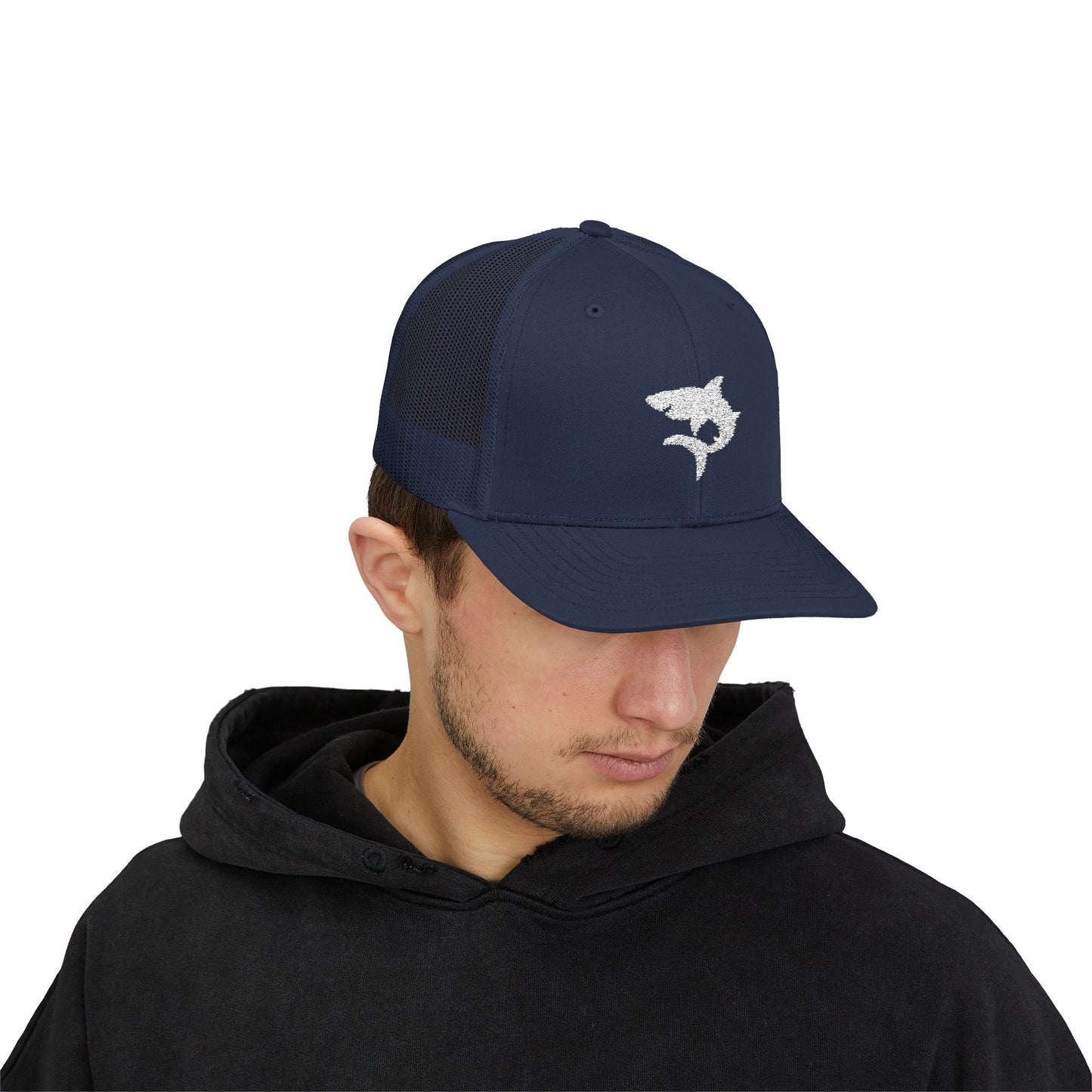 Shark Embroidered Cap