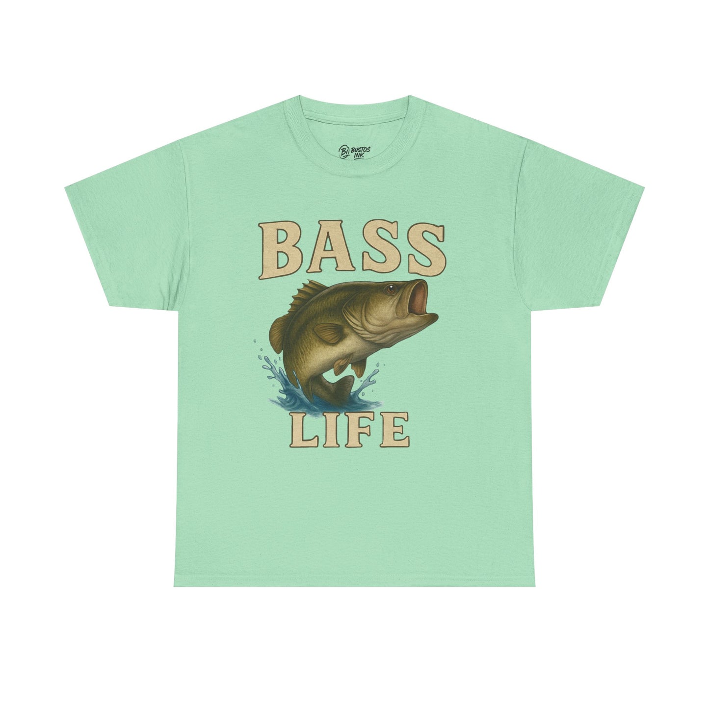 Bass Life Fishing Tee, Unisex Cotton Shirt, Outdoor Enthusiast Gift, Angler Apparel, Casual Summer Top, Fishing Event Shirt