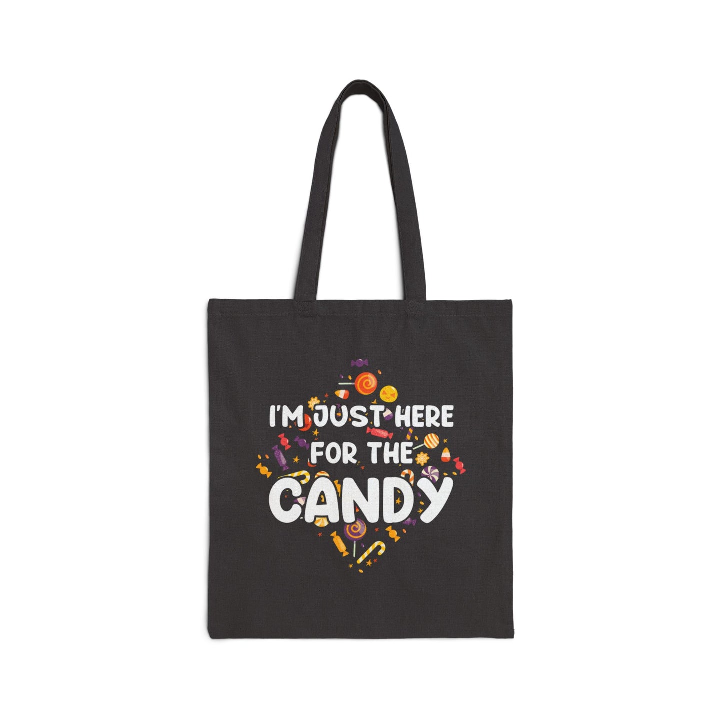 Halloween Candy Lover Tote Bag, Trick or Treat Tote, Fun Halloween Gift, Seasonal Tote