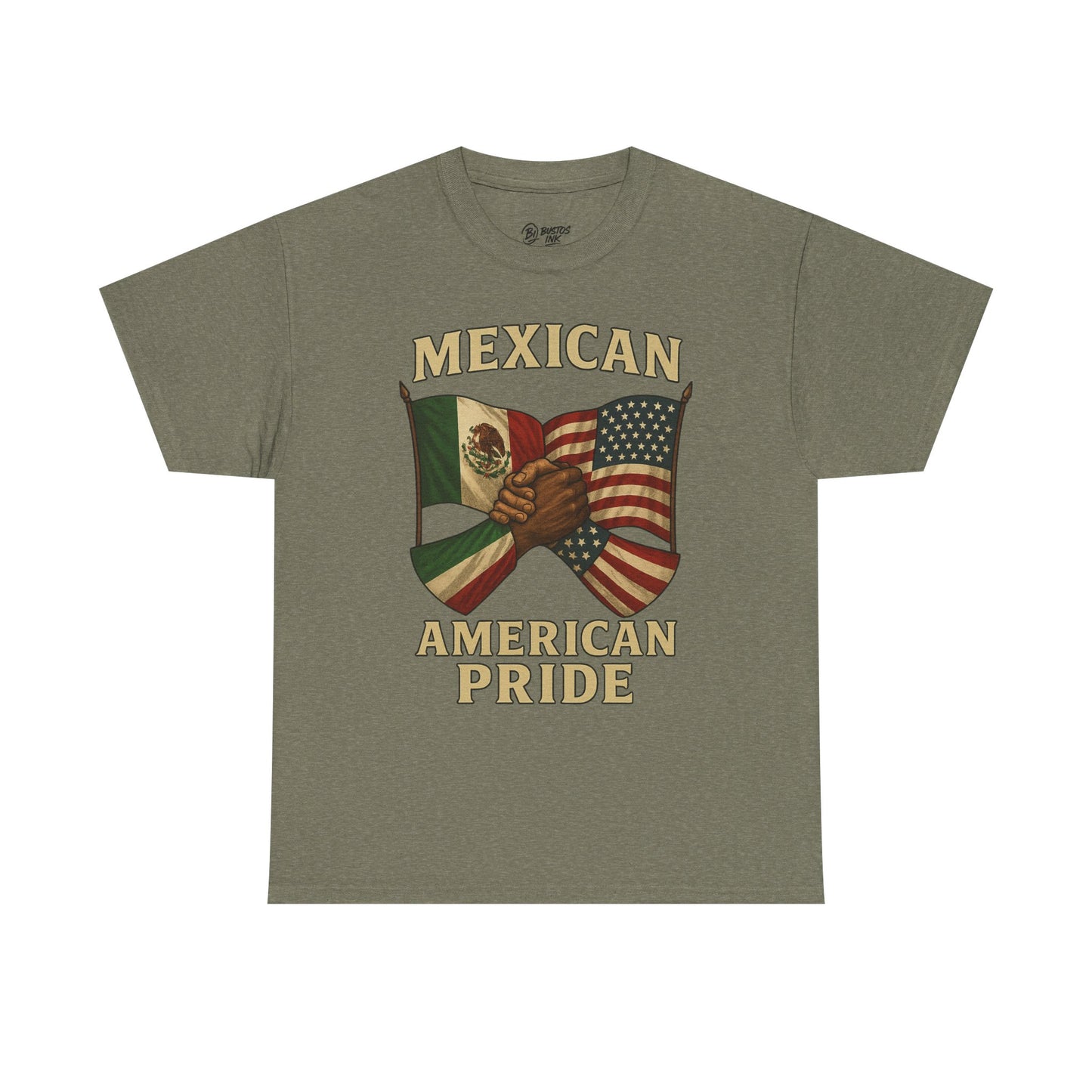 Mexican American Pride Tee, Unisex Cotton T-Shirt for Cultural Celebrations, Independence Day, Heritage Month, Gift for Patriotic Friends