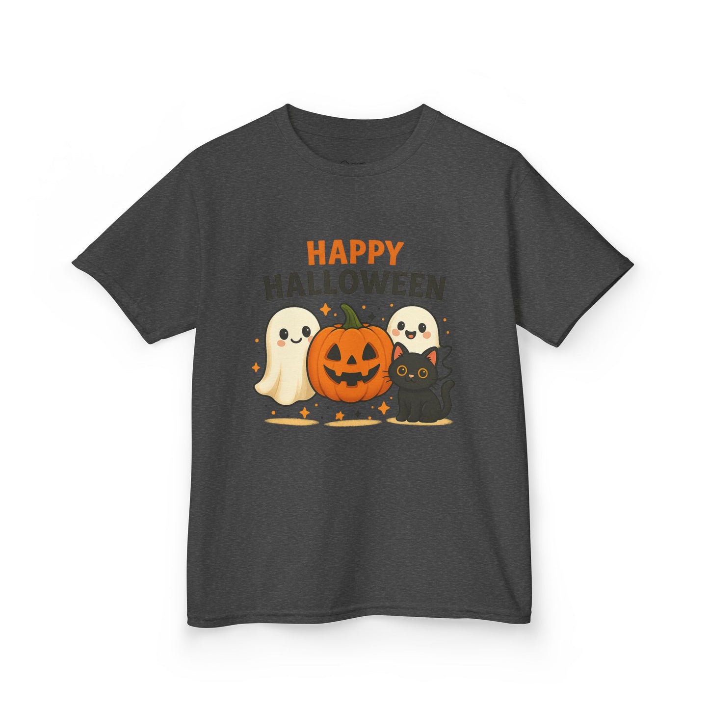 Kids Halloween Tee, Fun Halloween Shirt, Ghosts and Pumpkin Design, Spooky Kids T-Shirt, Fall Festival Apparel, Halloween Costume Tee