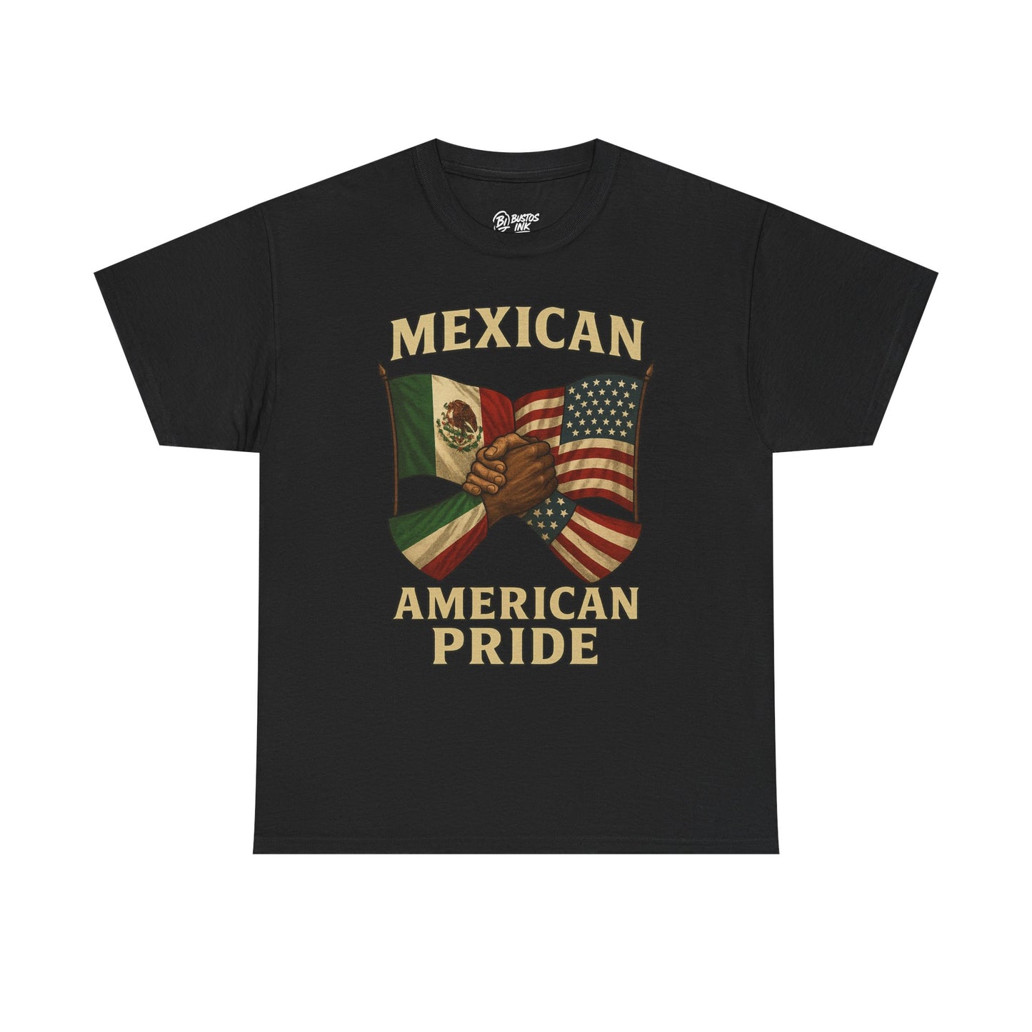 Mexican American Pride Tee, Unisex Cotton T-Shirt for Cultural Celebrations, Independence Day, Heritage Month, Gift for Patriotic Friends