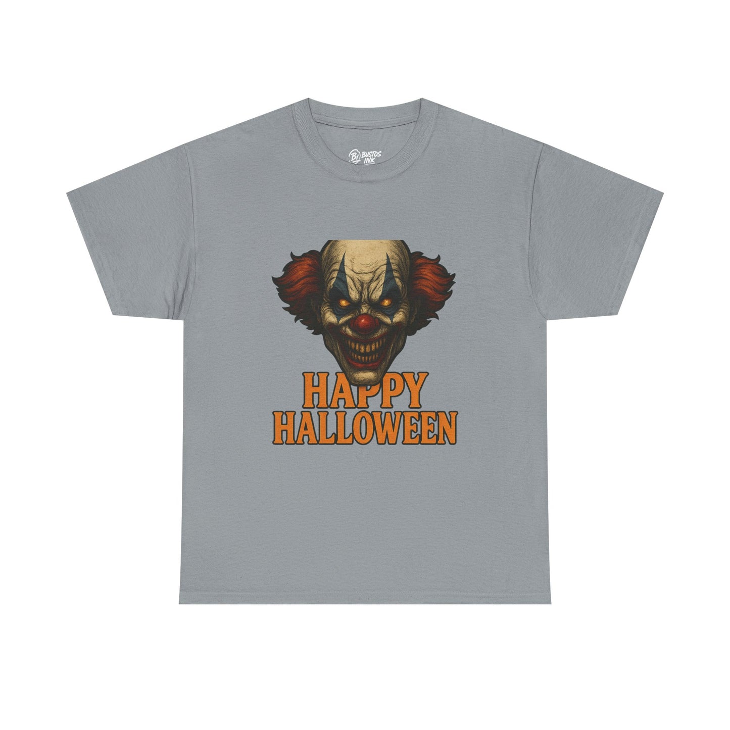Halloween Clown Tee - Unisex Cotton Shirt for Spooky Season, Halloween Costume, Trick or Treat, Horror Lover Gift, Scary Graphic T-Shirt