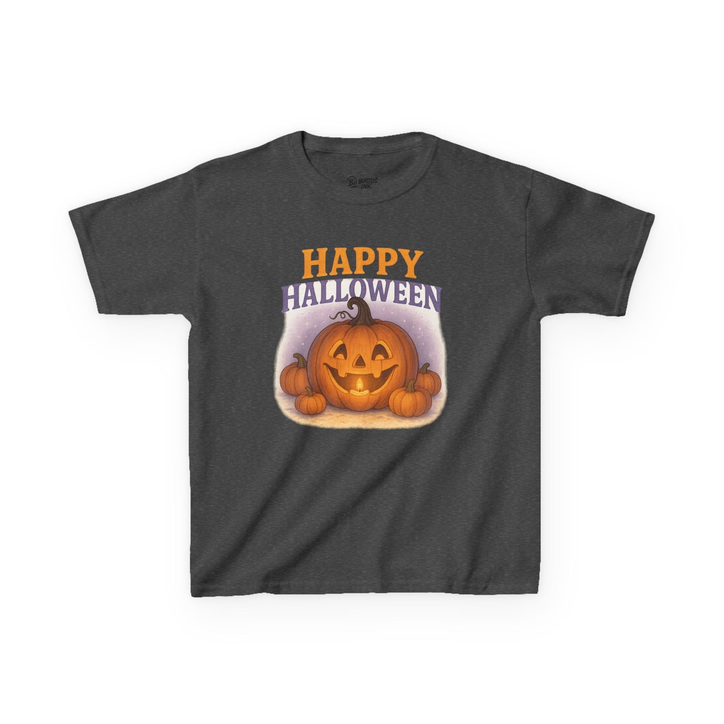 Kids Halloween Pumpkin Tee, Spooky T-Shirt for Kids, Fall Festival Clothes, Trick or Treat Shirt, Halloween Costume Tee