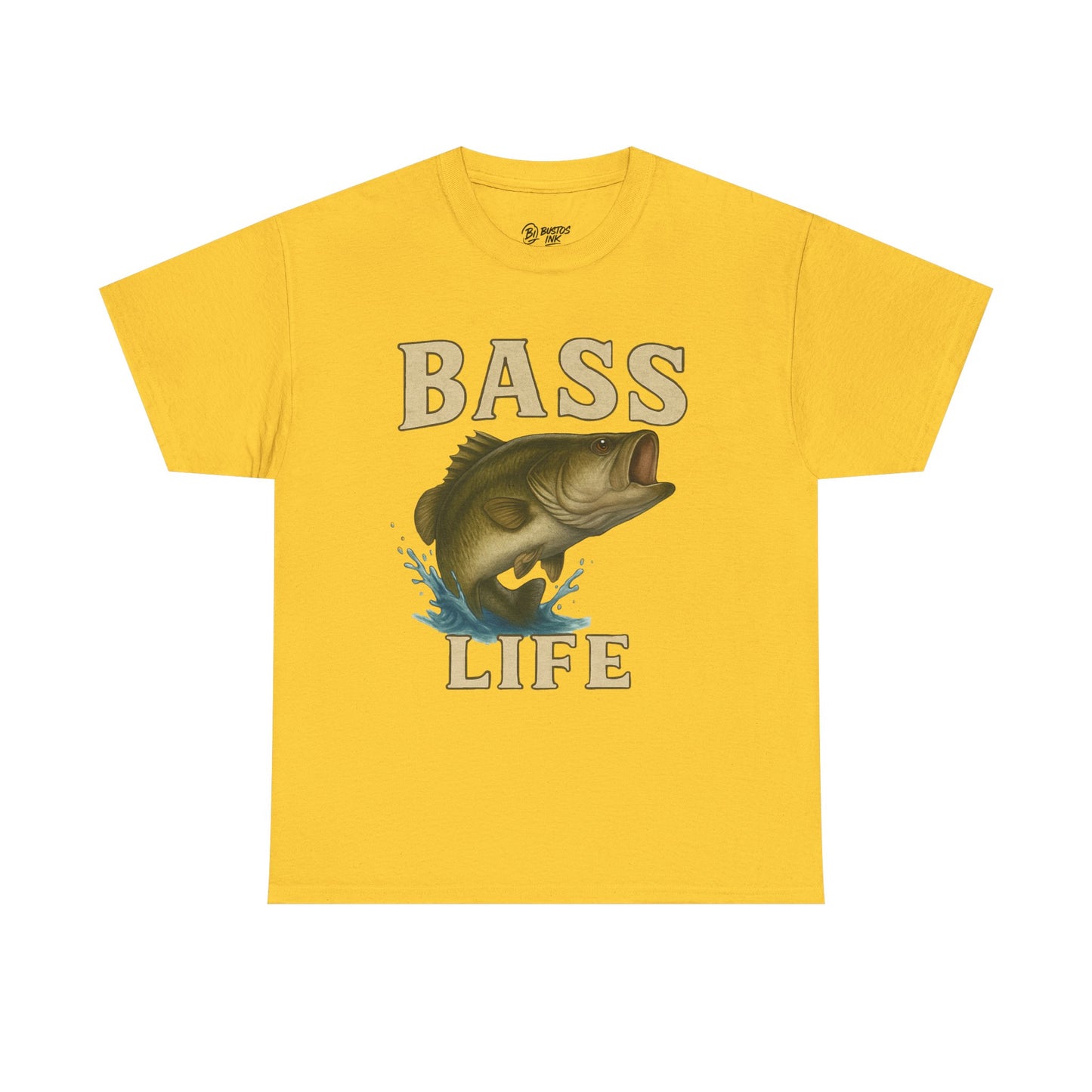 Bass Life Fishing Tee, Unisex Cotton Shirt, Outdoor Enthusiast Gift, Angler Apparel, Casual Summer Top, Fishing Event Shirt