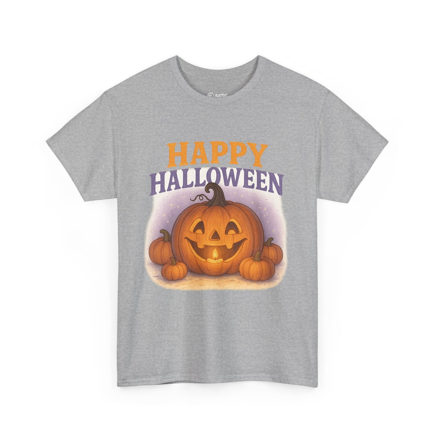 Halloween Pumpkin Unisex Cotton Tee, Fall Apparel, Costume Party Shirt, Spooky Season T-Shirt, Halloween Gift Idea