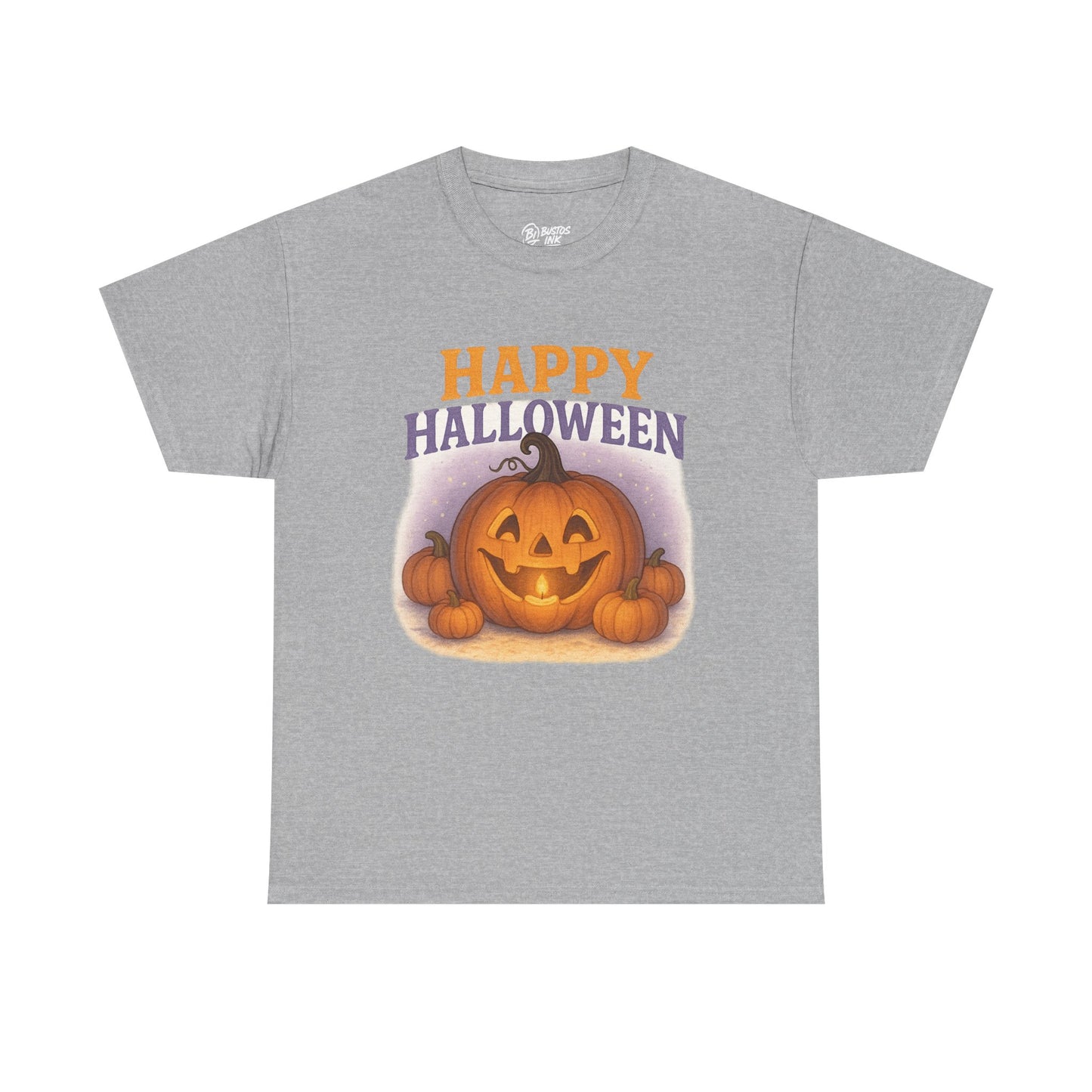 Halloween Pumpkin Unisex Cotton Tee, Fall Apparel, Costume Party Shirt, Spooky Season T-Shirt, Halloween Gift Idea