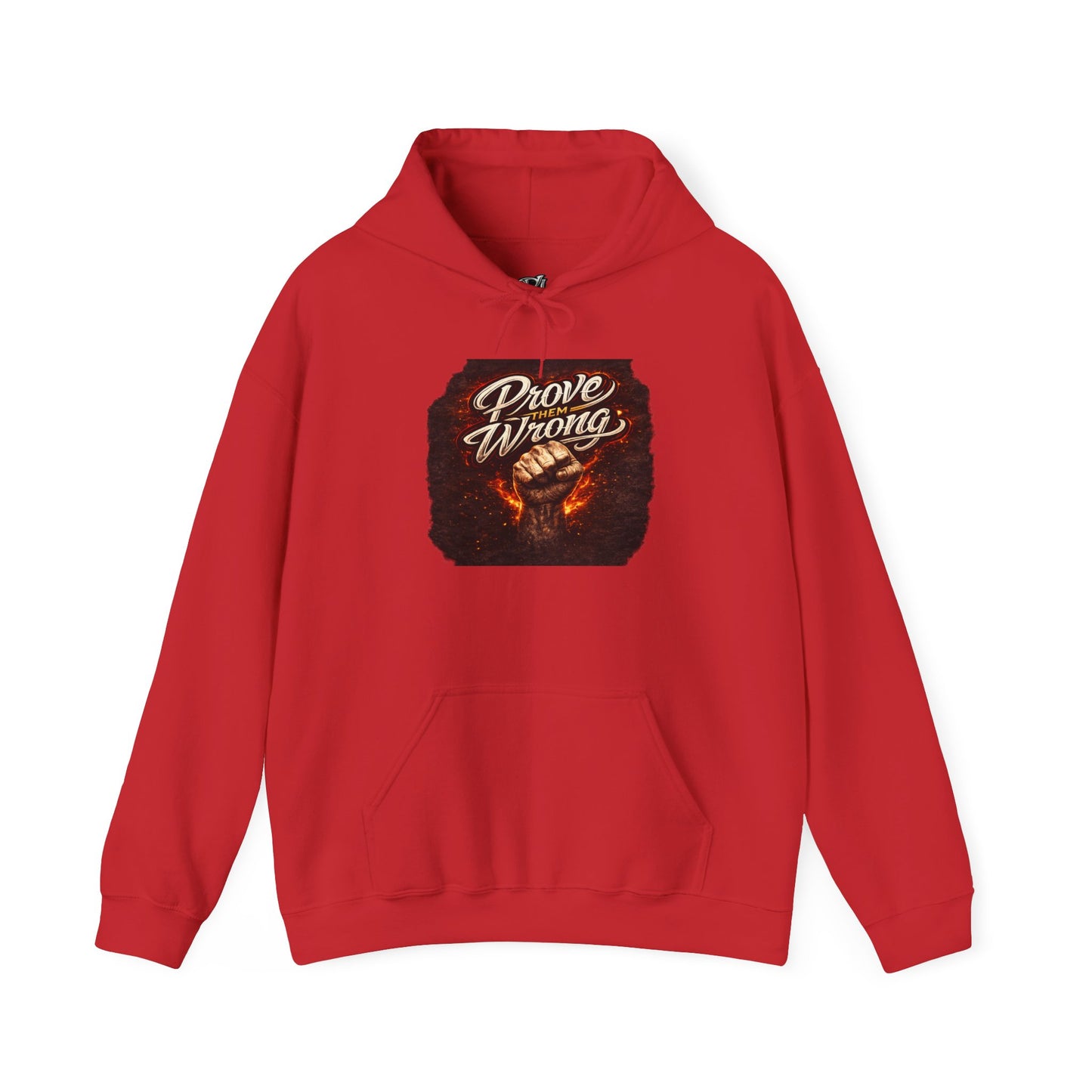 Prove them Wrong Hoodie — Motivational Vintage Fire Graphic Sweatshirt