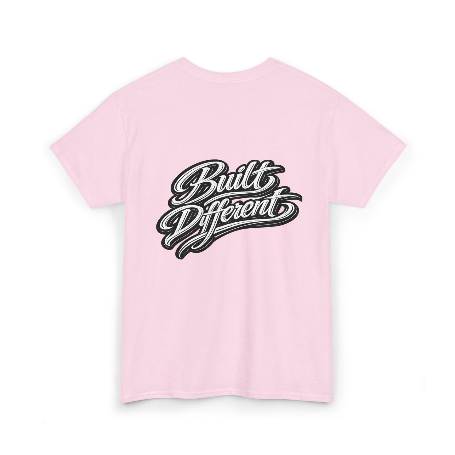 Built Different Tee — Graphic Motivational Crewneck T‑Shirt