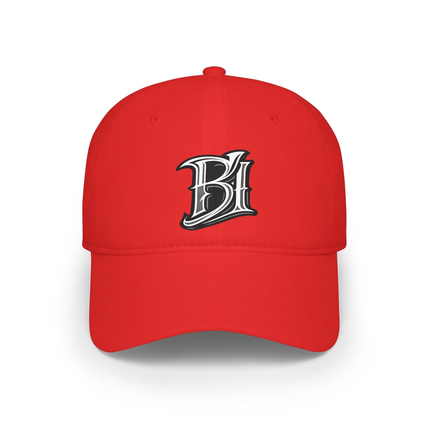 Embroidered 'B1' Low‑Profile Baseball Cap – Vintage Script Logo Hat
