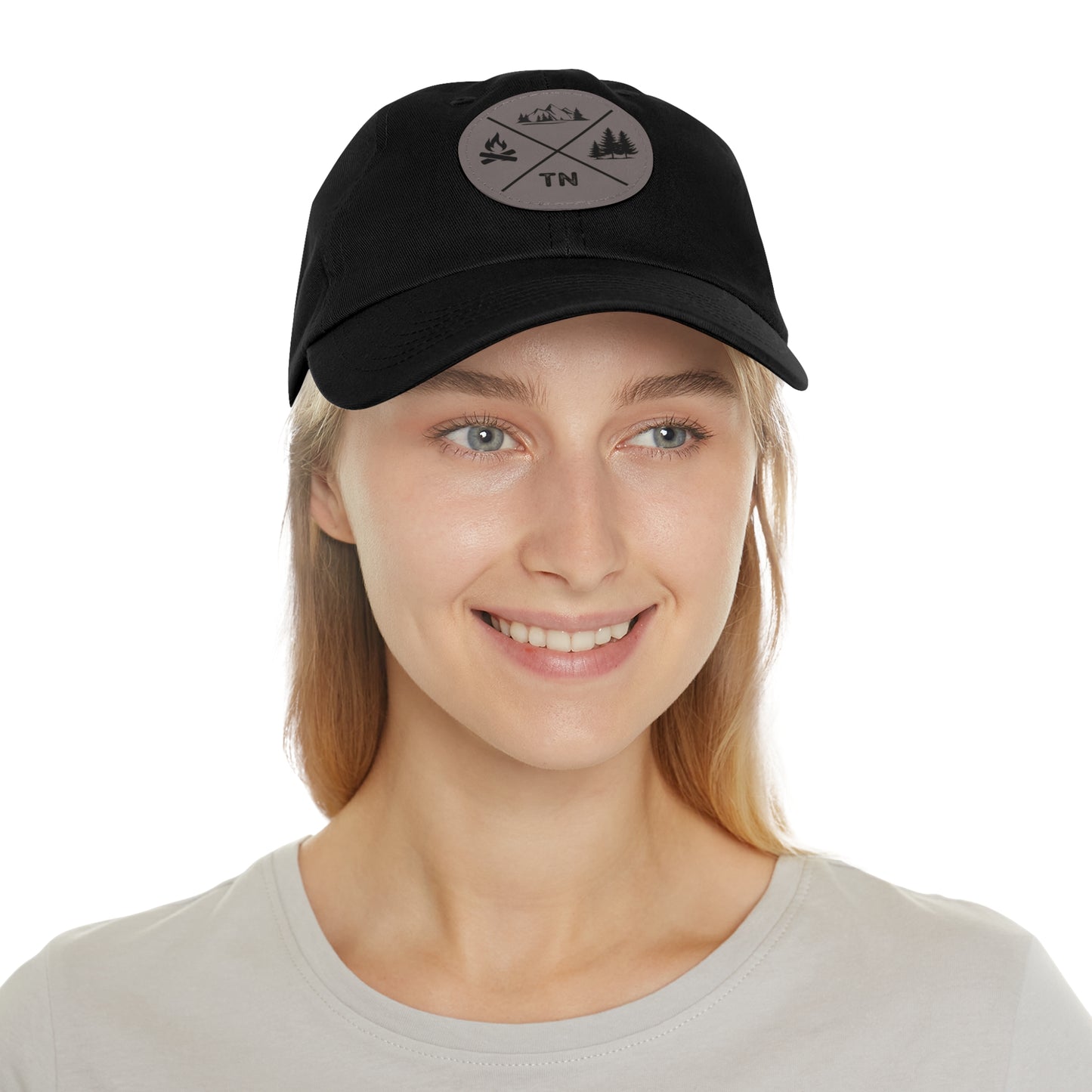 Hat with Leather Tennessee Outdoors Patch