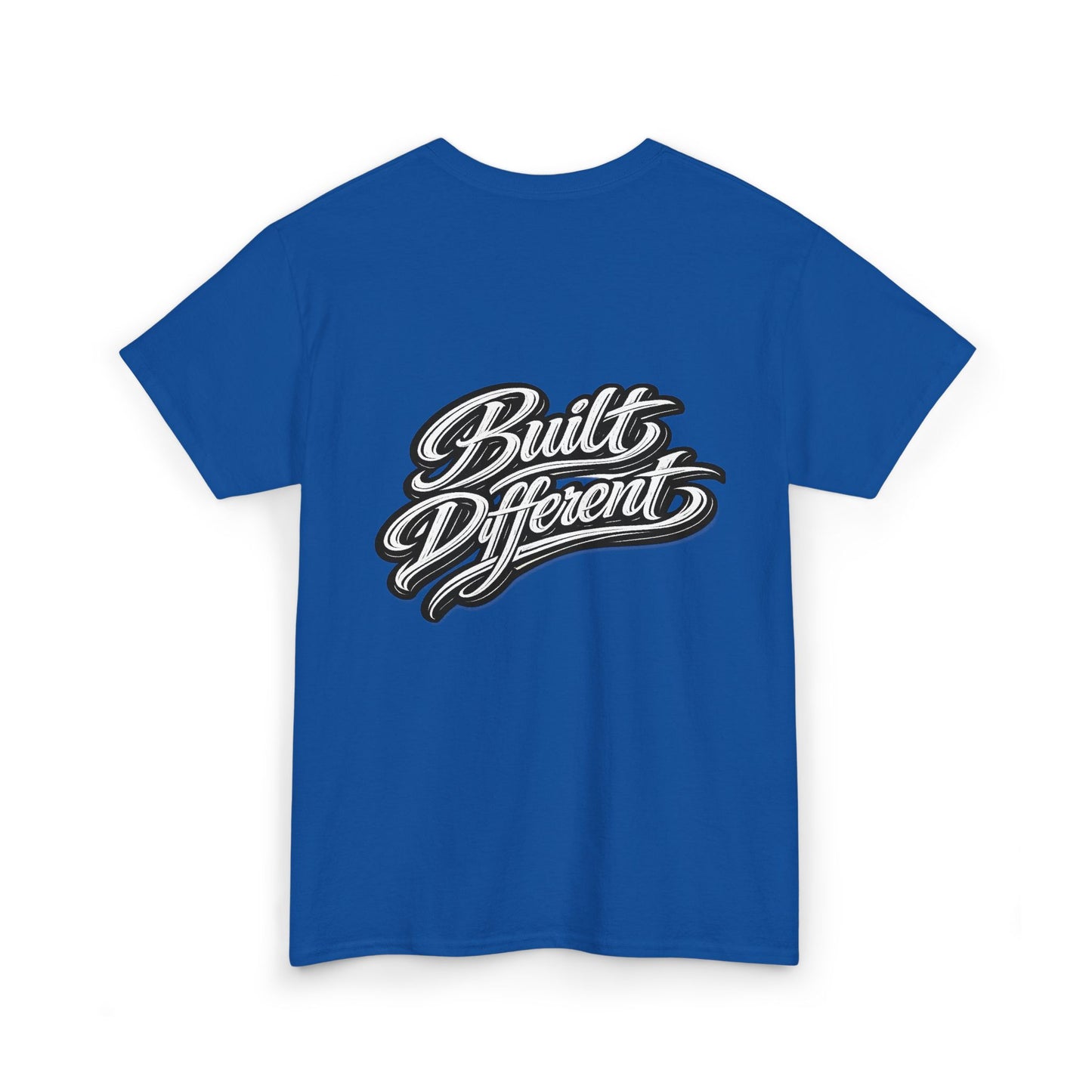 Built Different Tee — Graphic Motivational Crewneck T‑Shirt