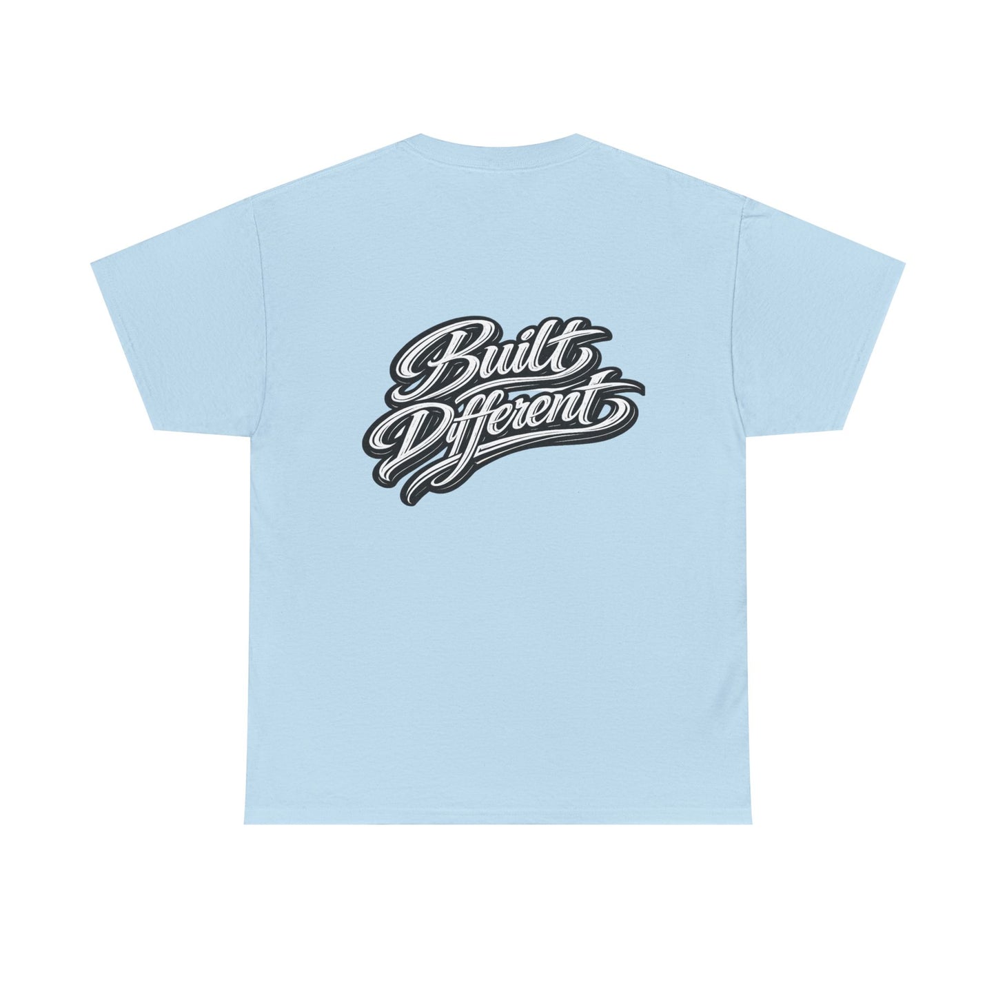 Built Different Tee — Graphic Motivational Crewneck T‑Shirt