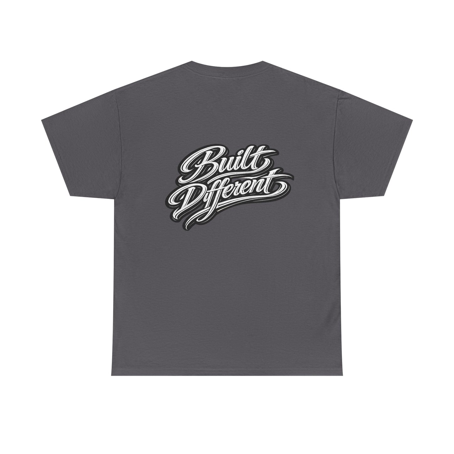 Built Different Tee — Graphic Motivational Crewneck T‑Shirt
