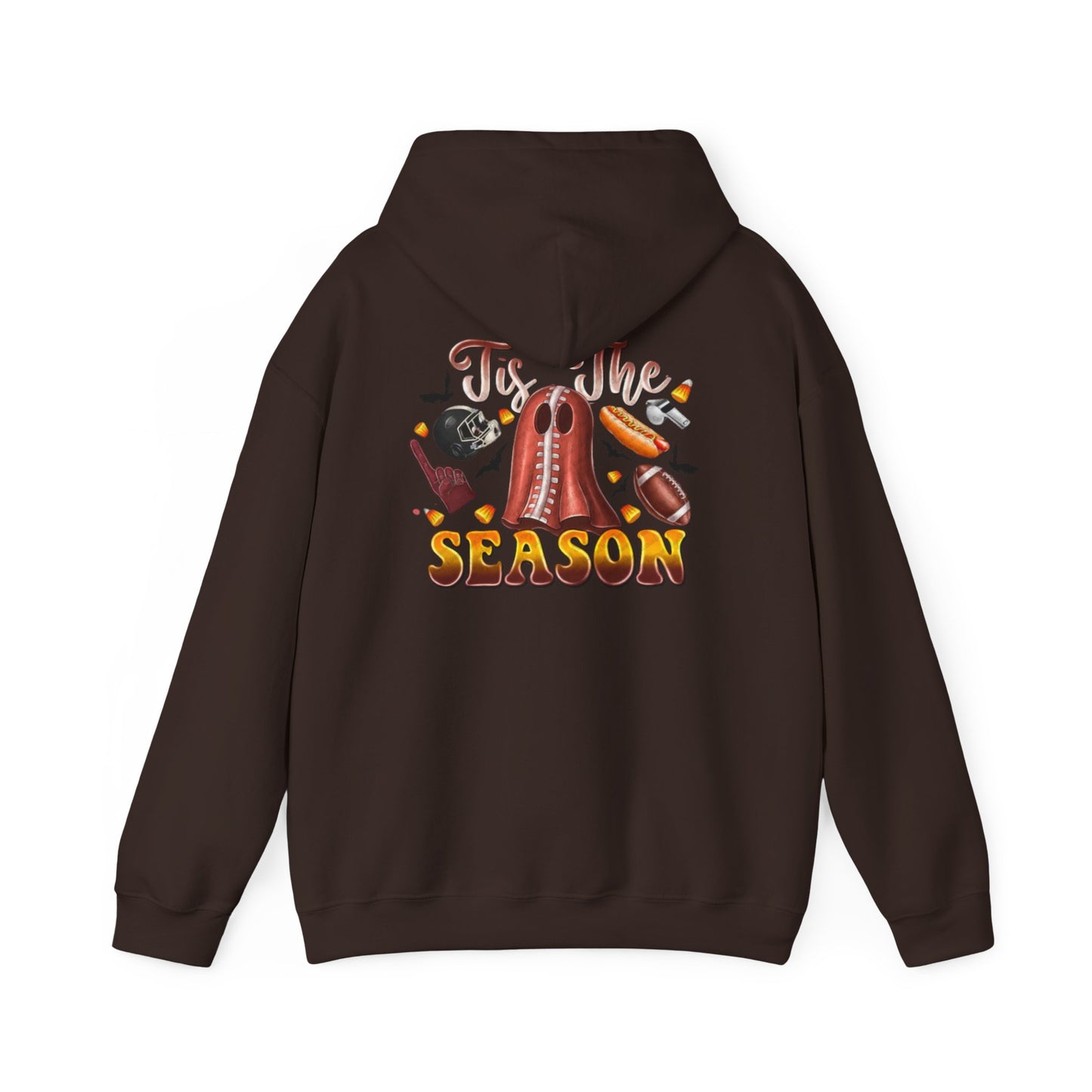 Festive Hooded Sweatshirt - Tis The Season, Unisex Apparel, Holiday Gift, Cozy Wear, Winter Style, Comfortable Hoodie