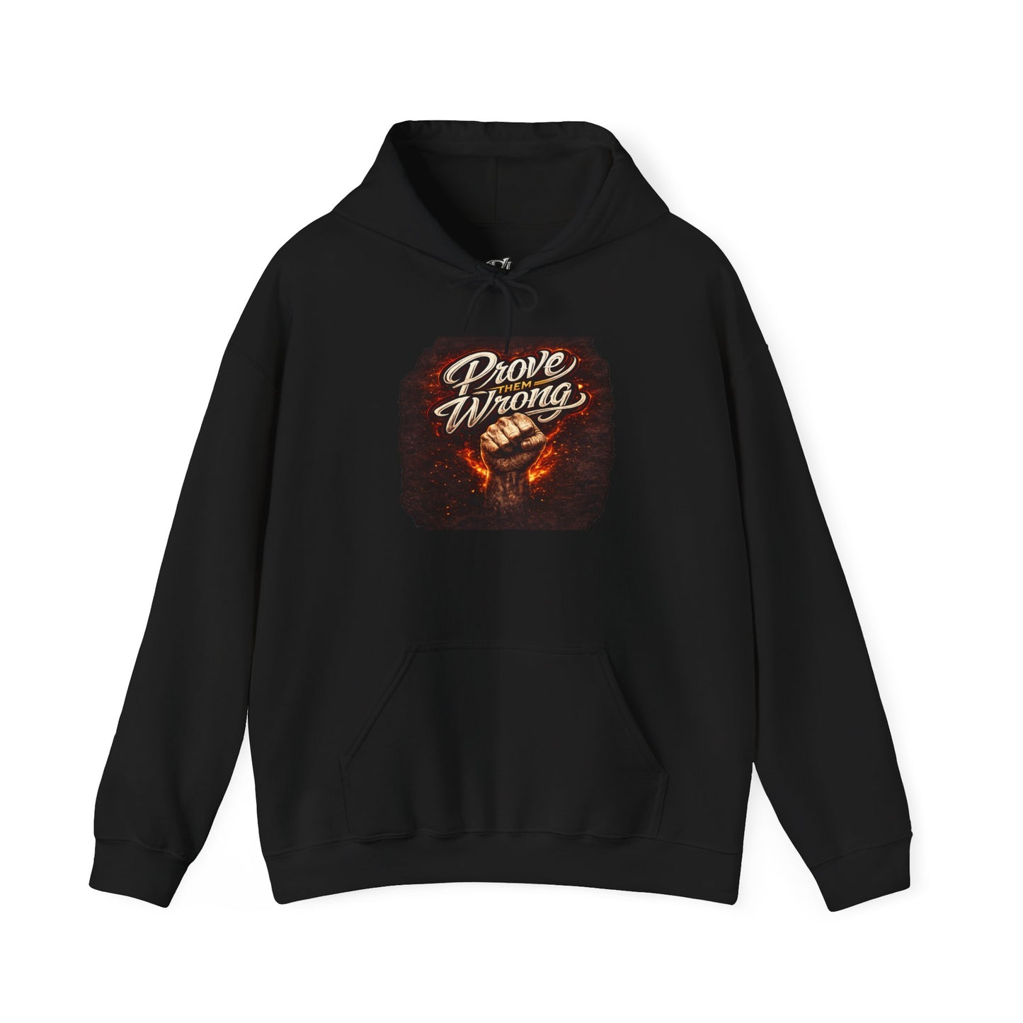 Prove them Wrong Hoodie — Motivational Vintage Fire Graphic Sweatshirt