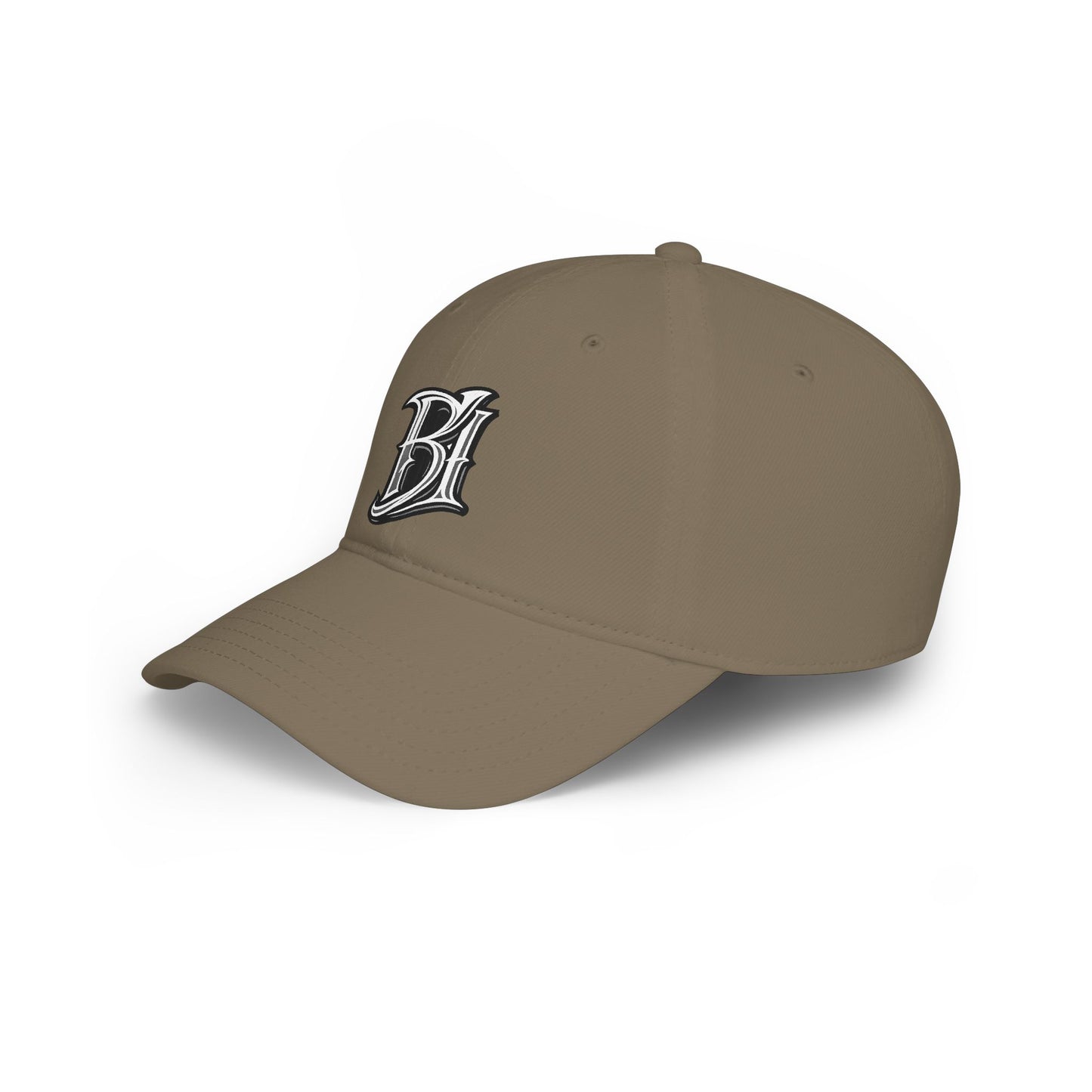 Embroidered 'B1' Low‑Profile Baseball Cap – Vintage Script Logo Hat
