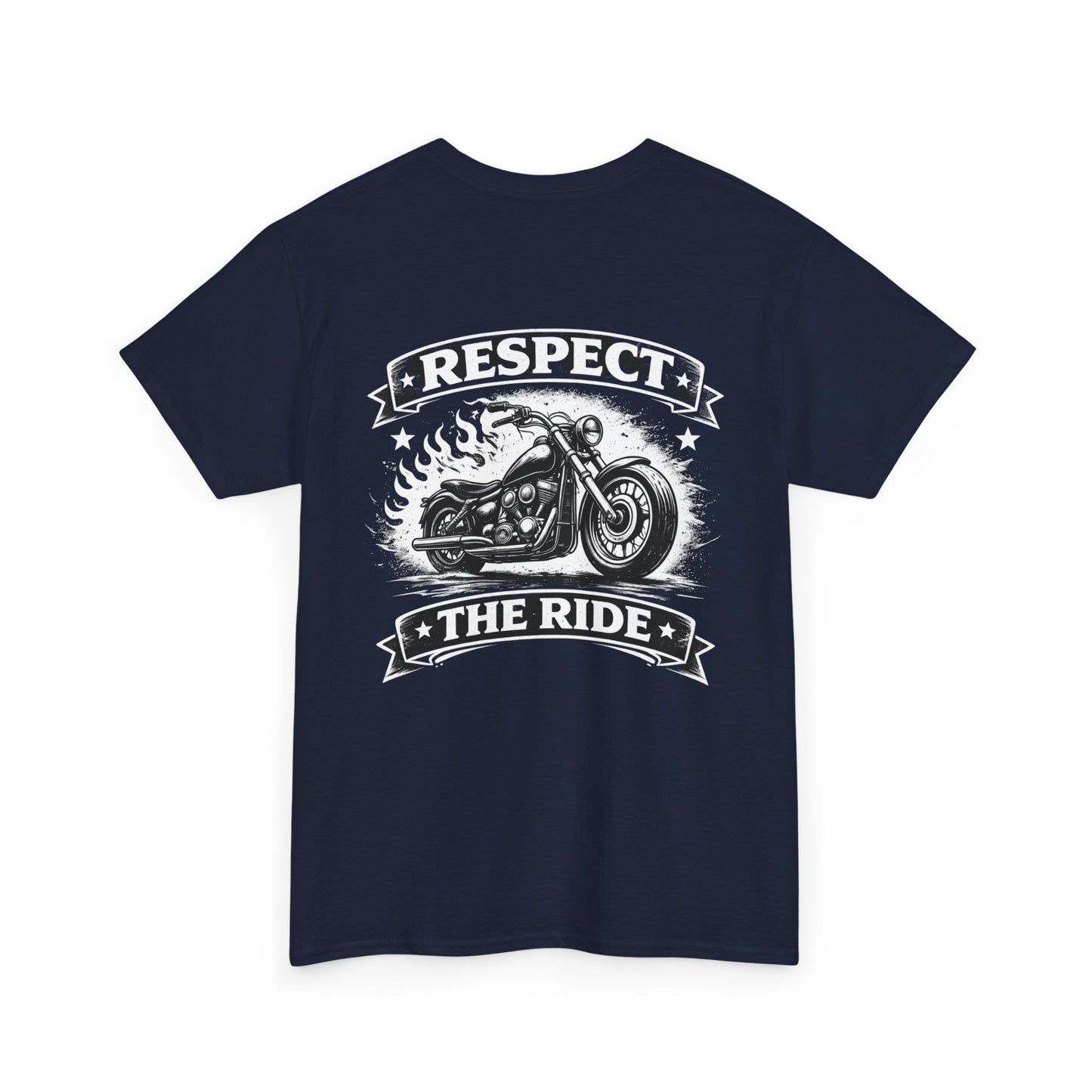 Respect The Ride Motorcycle T‑Shirt — Biker Vintage Chopper Tee