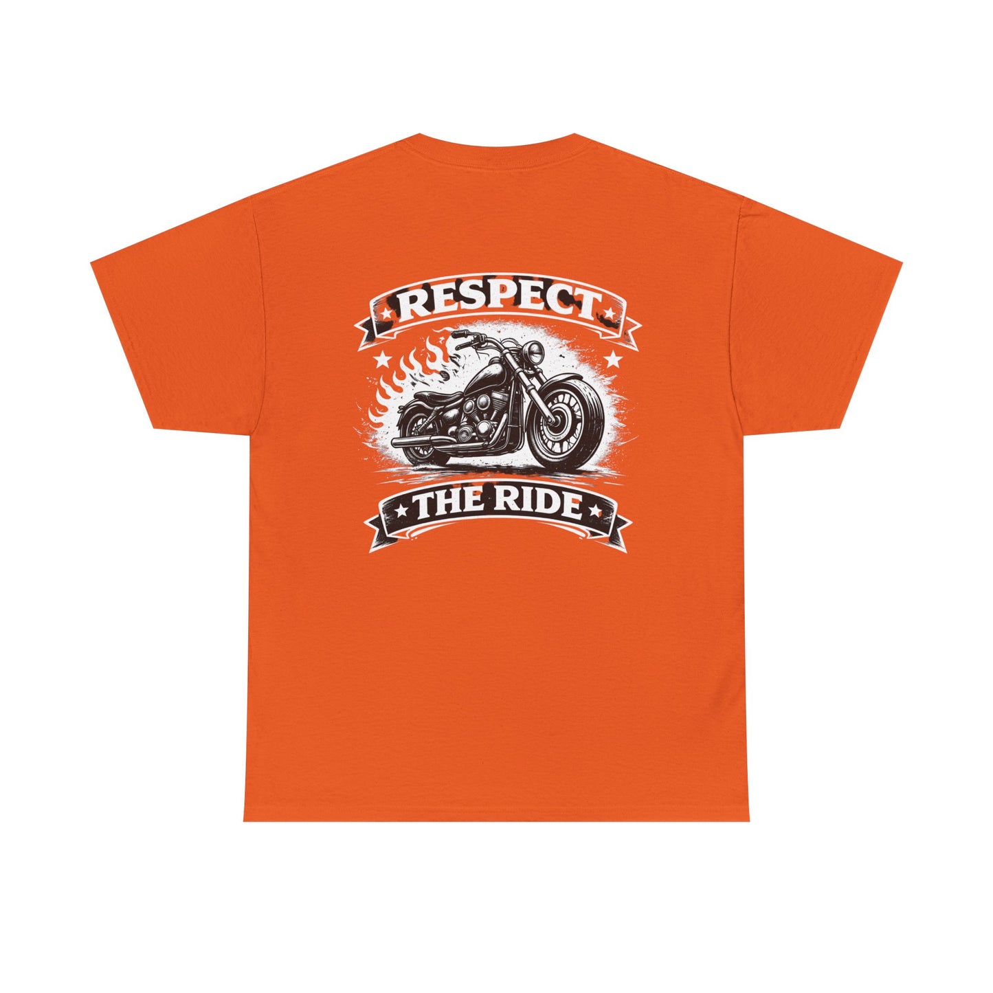 Respect The Ride Motorcycle T‑Shirt — Biker Vintage Chopper Tee