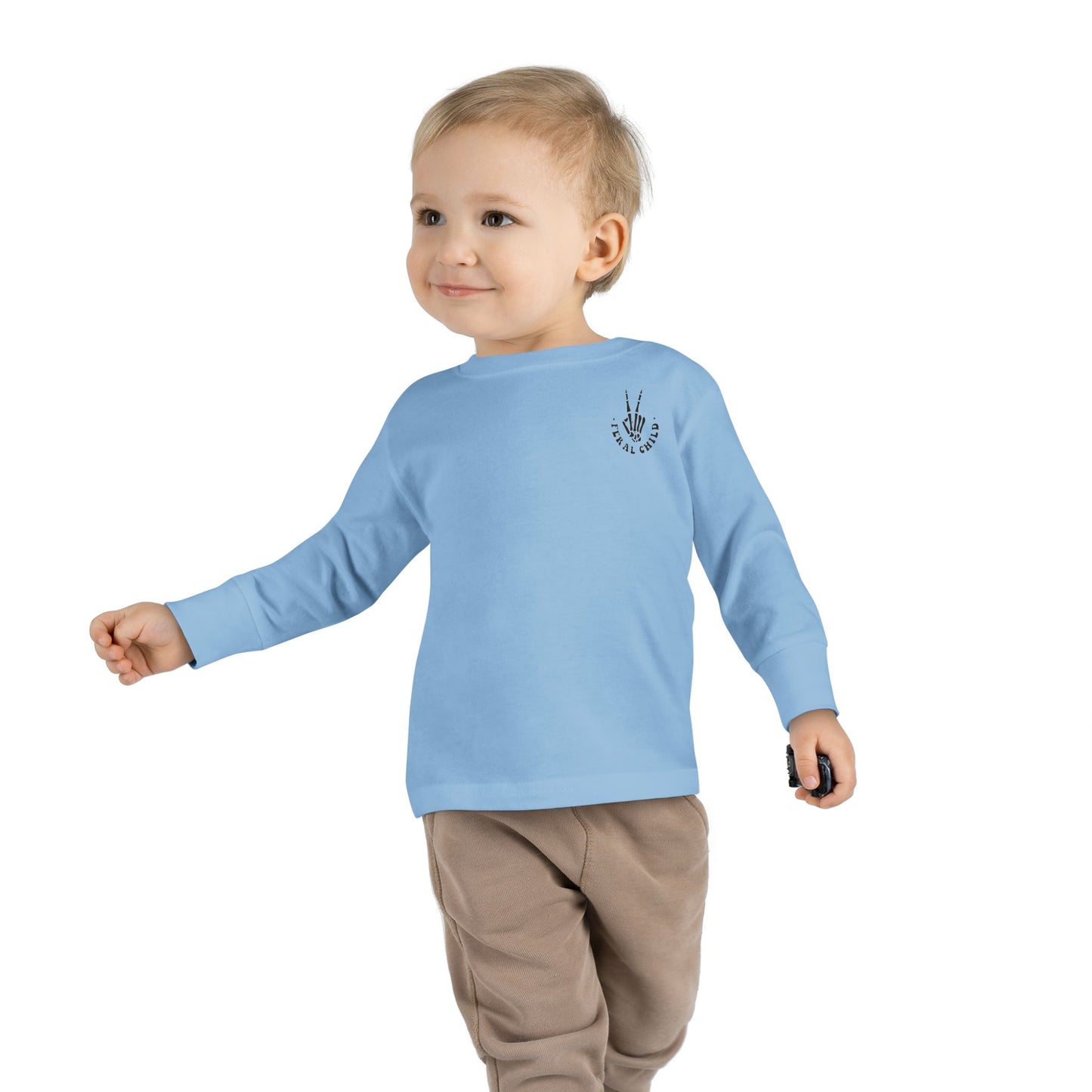 Somebody's Feral Child Toddler Long Sleeve Tee