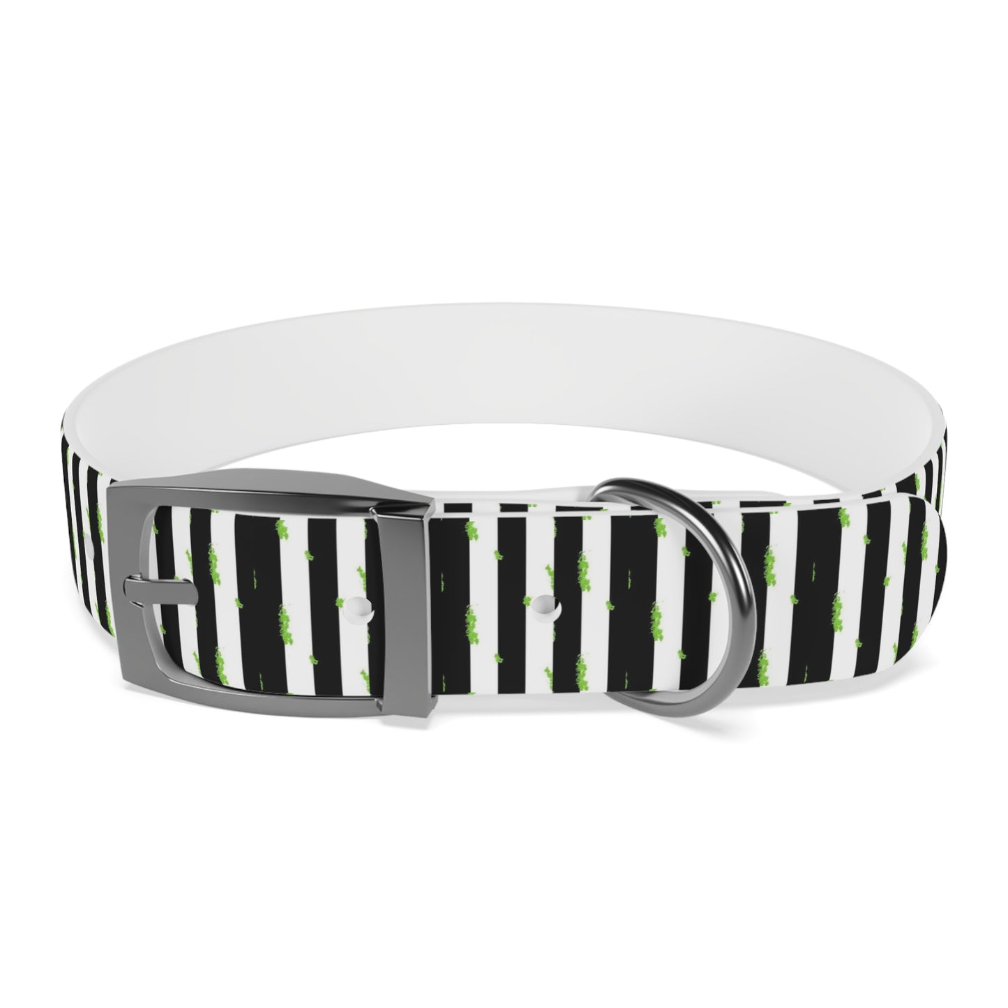 Beetlejuice Style Dog Collar