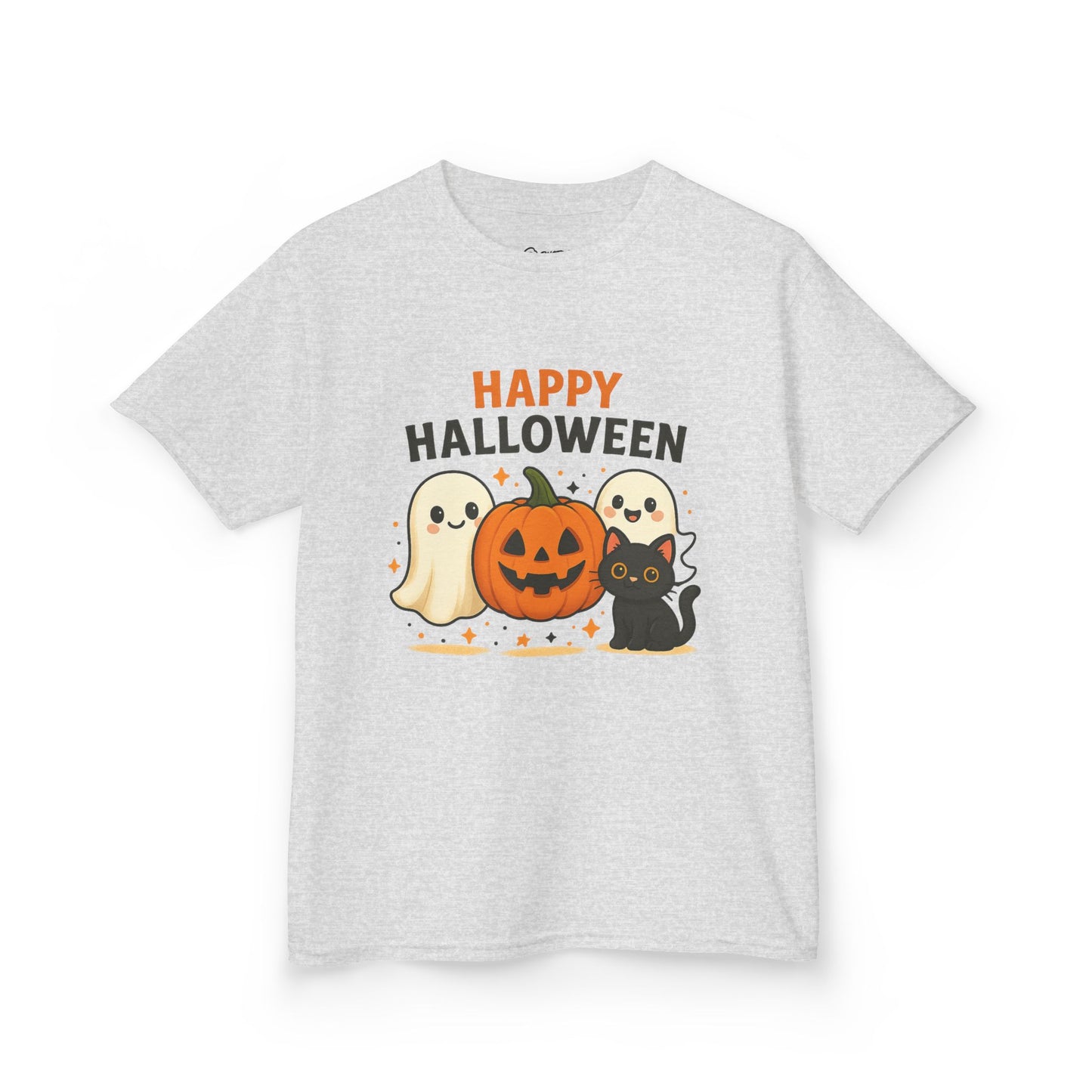 Kids Halloween Tee, Fun Halloween Shirt, Ghosts and Pumpkin Design, Spooky Kids T-Shirt, Fall Festival Apparel, Halloween Costume Tee