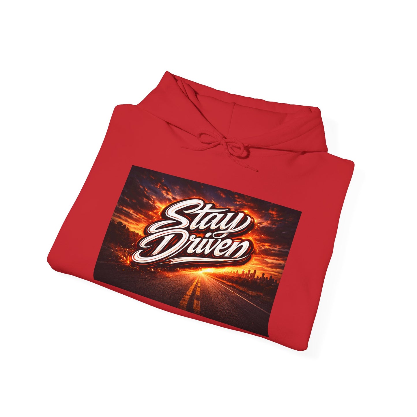 Stay Driven Hoodie – Motivational Road Trip Pullover