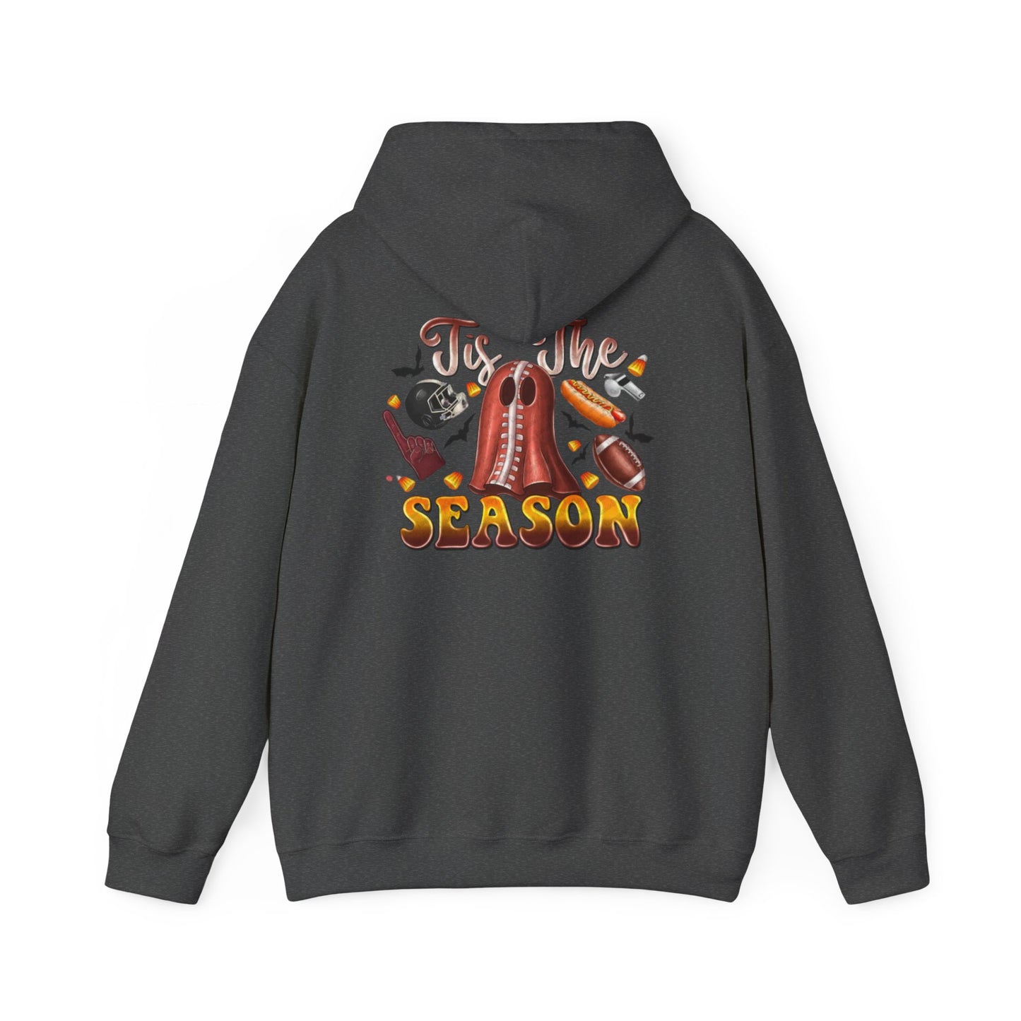 Festive Hooded Sweatshirt - Tis The Season, Unisex Apparel, Holiday Gift, Cozy Wear, Winter Style, Comfortable Hoodie