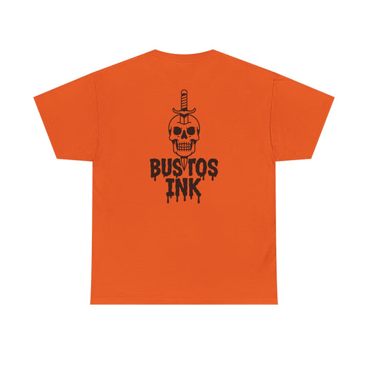 Skull Graphic Unisex Heavy Cotton Tee | Vintage Style, Streetwear, Casual Outfit, Gift for Friends, Everyday Wear, Halloween Theme