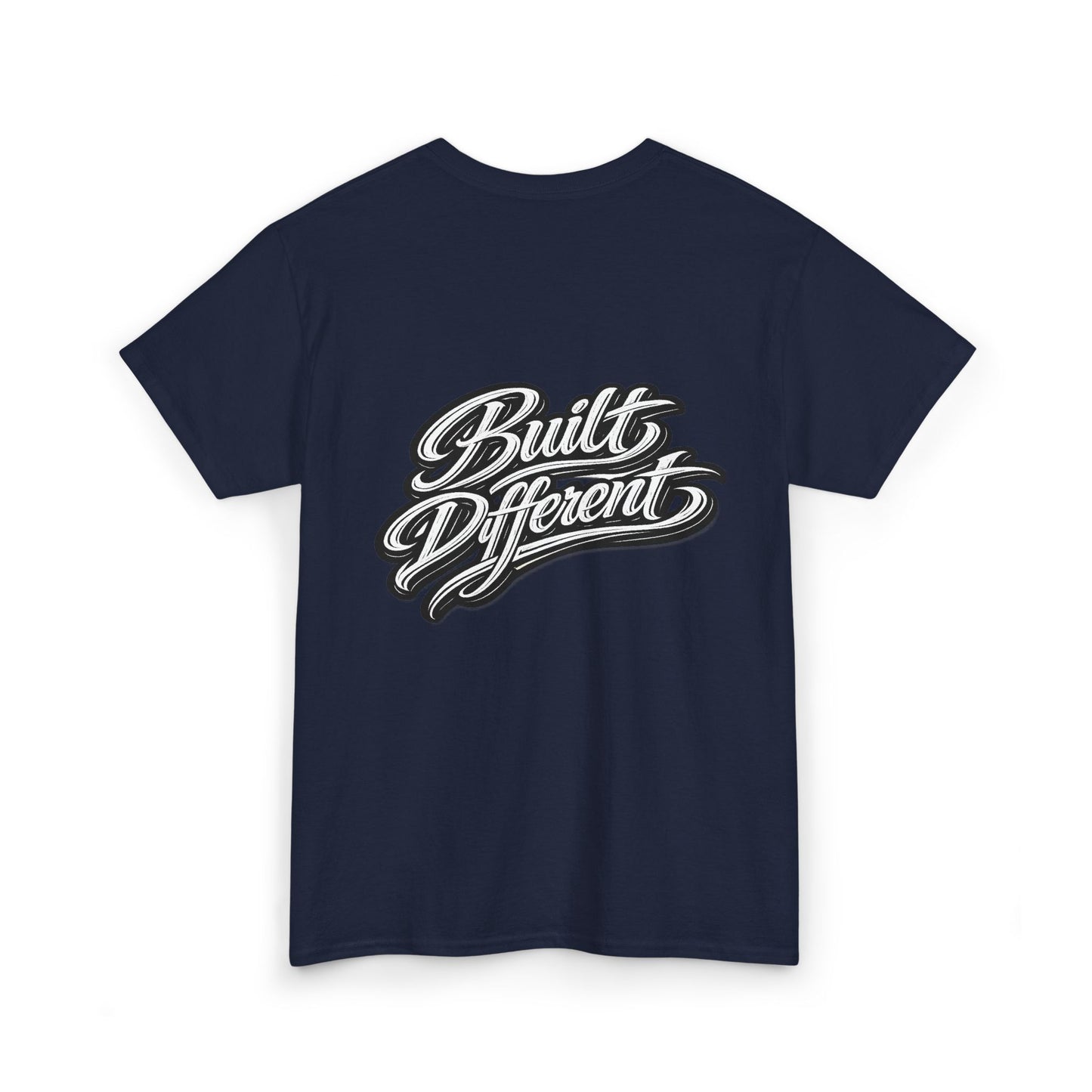 Built Different Tee — Graphic Motivational Crewneck T‑Shirt