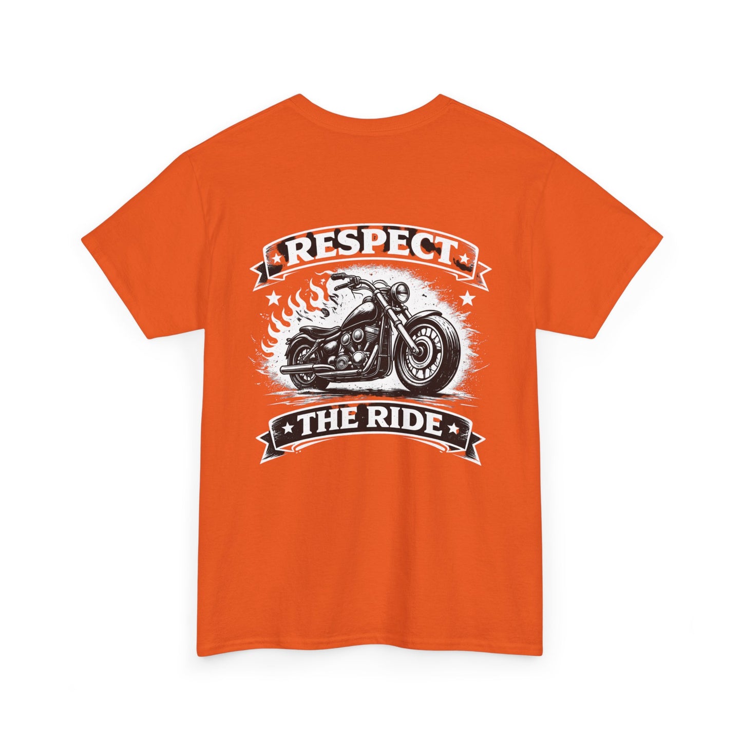 Respect The Ride Motorcycle T‑Shirt — Biker Vintage Chopper Tee