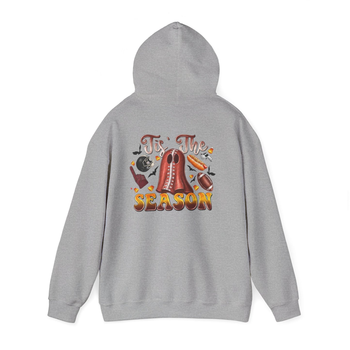 Festive Hooded Sweatshirt - Tis The Season, Unisex Apparel, Holiday Gift, Cozy Wear, Winter Style, Comfortable Hoodie