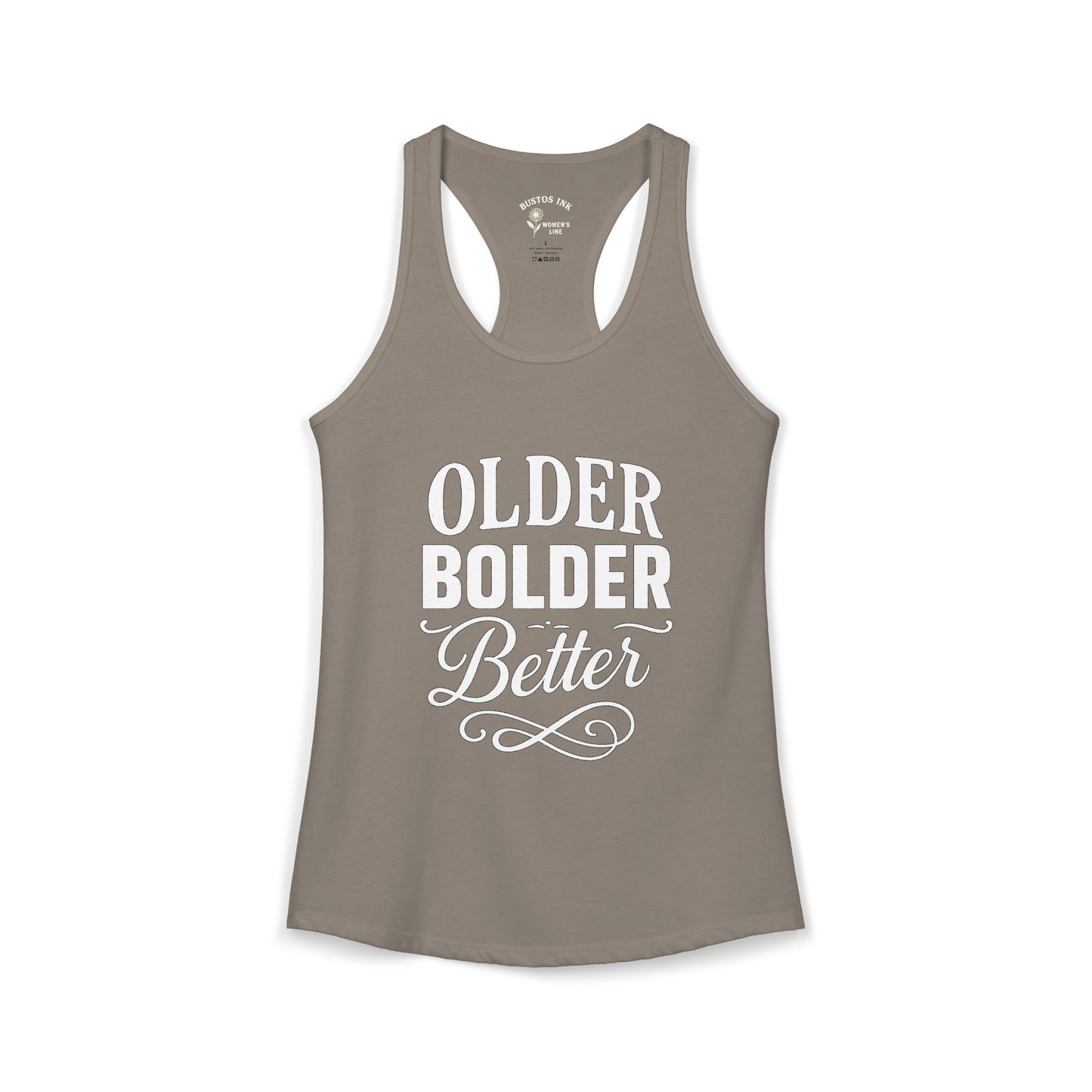 Women's "Older Bolder Better" Racerback Tank