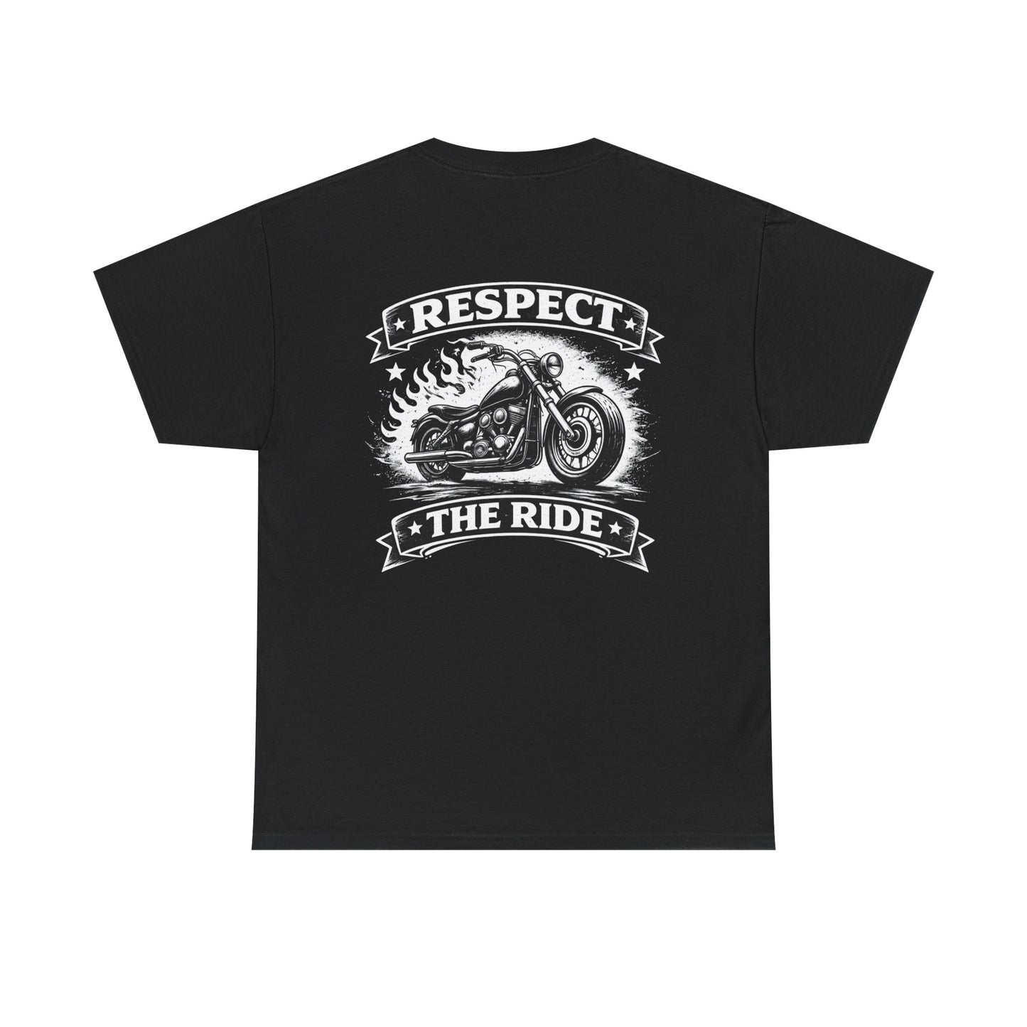 Respect The Ride Motorcycle T‑Shirt — Biker Vintage Chopper Tee