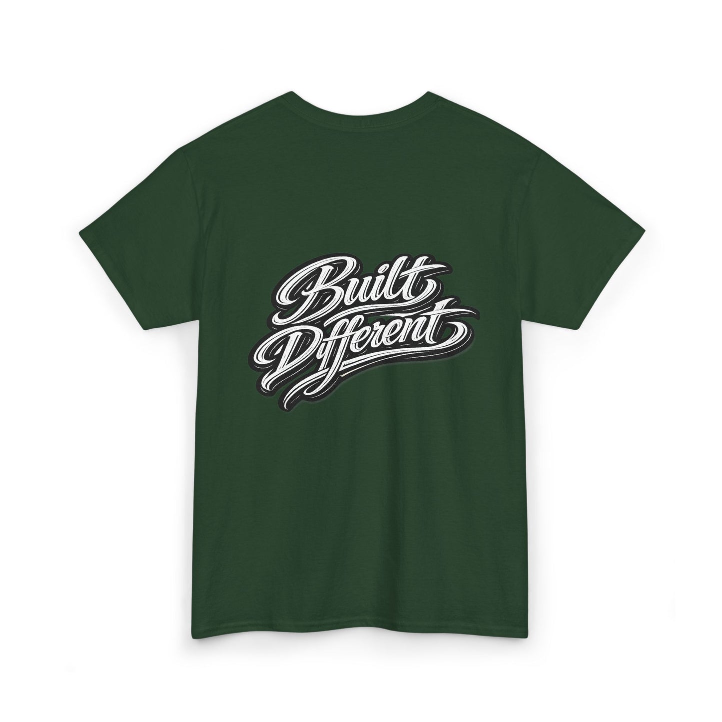 Built Different Tee — Graphic Motivational Crewneck T‑Shirt