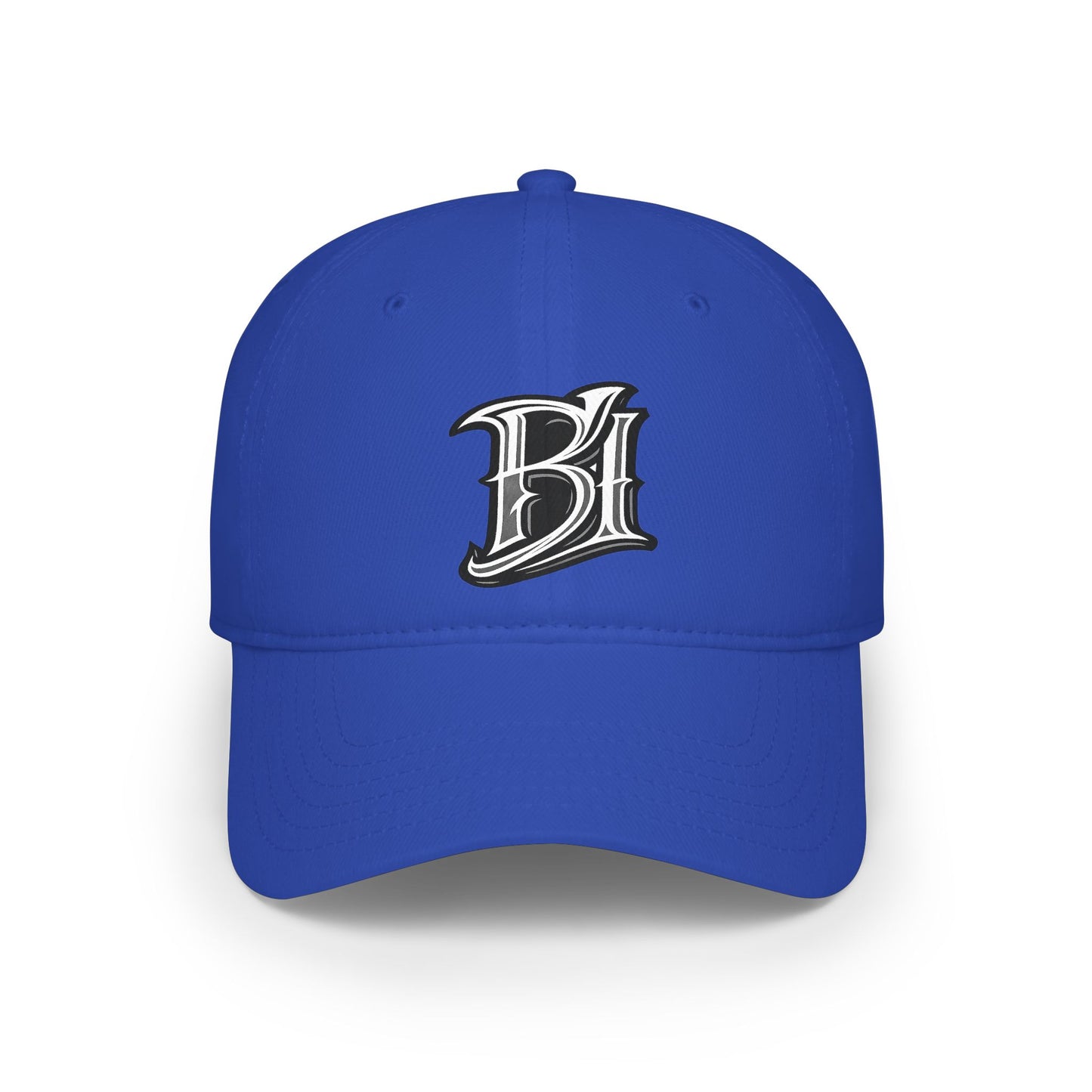 Embroidered 'B1' Low‑Profile Baseball Cap – Vintage Script Logo Hat