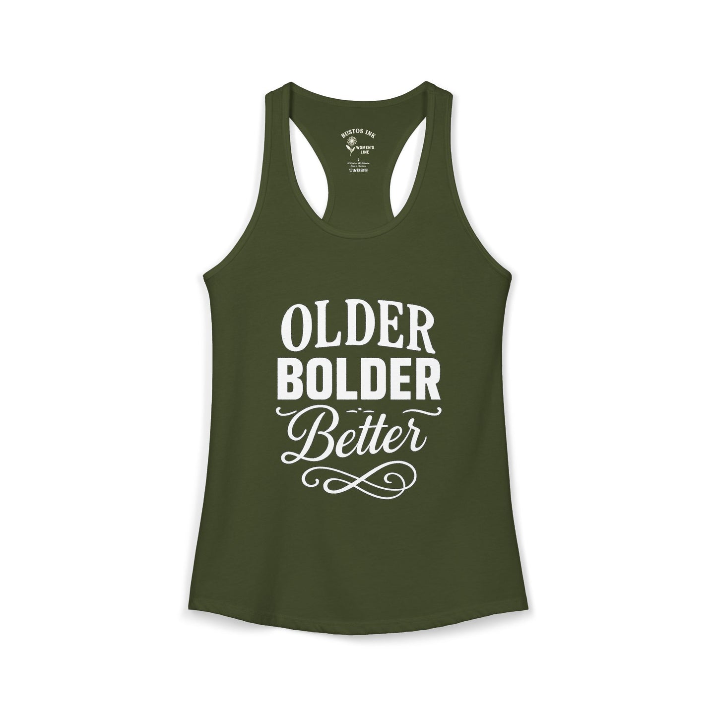 Women's "Older Bolder Better" Racerback Tank