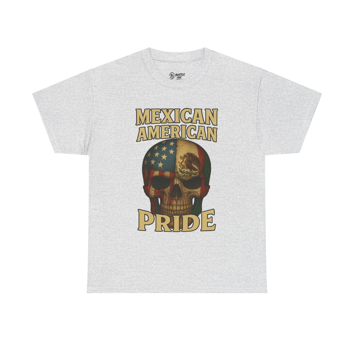 Mexican American Pride Tee, Unisex Heavy Cotton Tee for Celebrating Culture, Casual Everyday Wear, Gift for Holidays, Includes Unique [...]