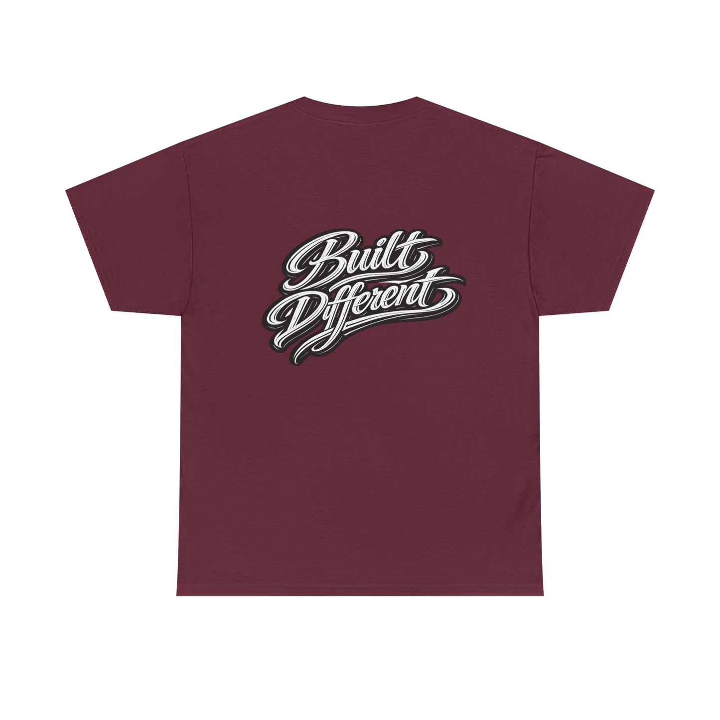 Built Different Tee — Graphic Motivational Crewneck T‑Shirt