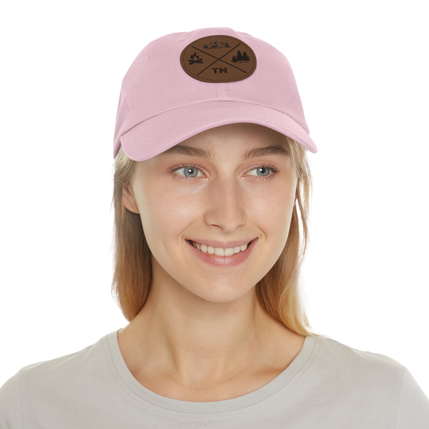 Hat with Leather Tennessee Outdoors Patch