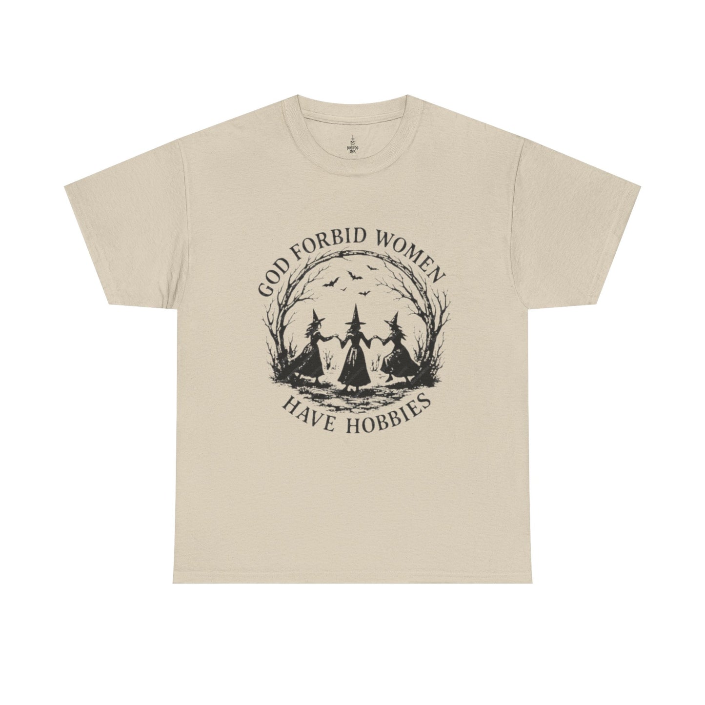 Unisex Heavy Cotton Tee-God Forbid Women Have Hobbies